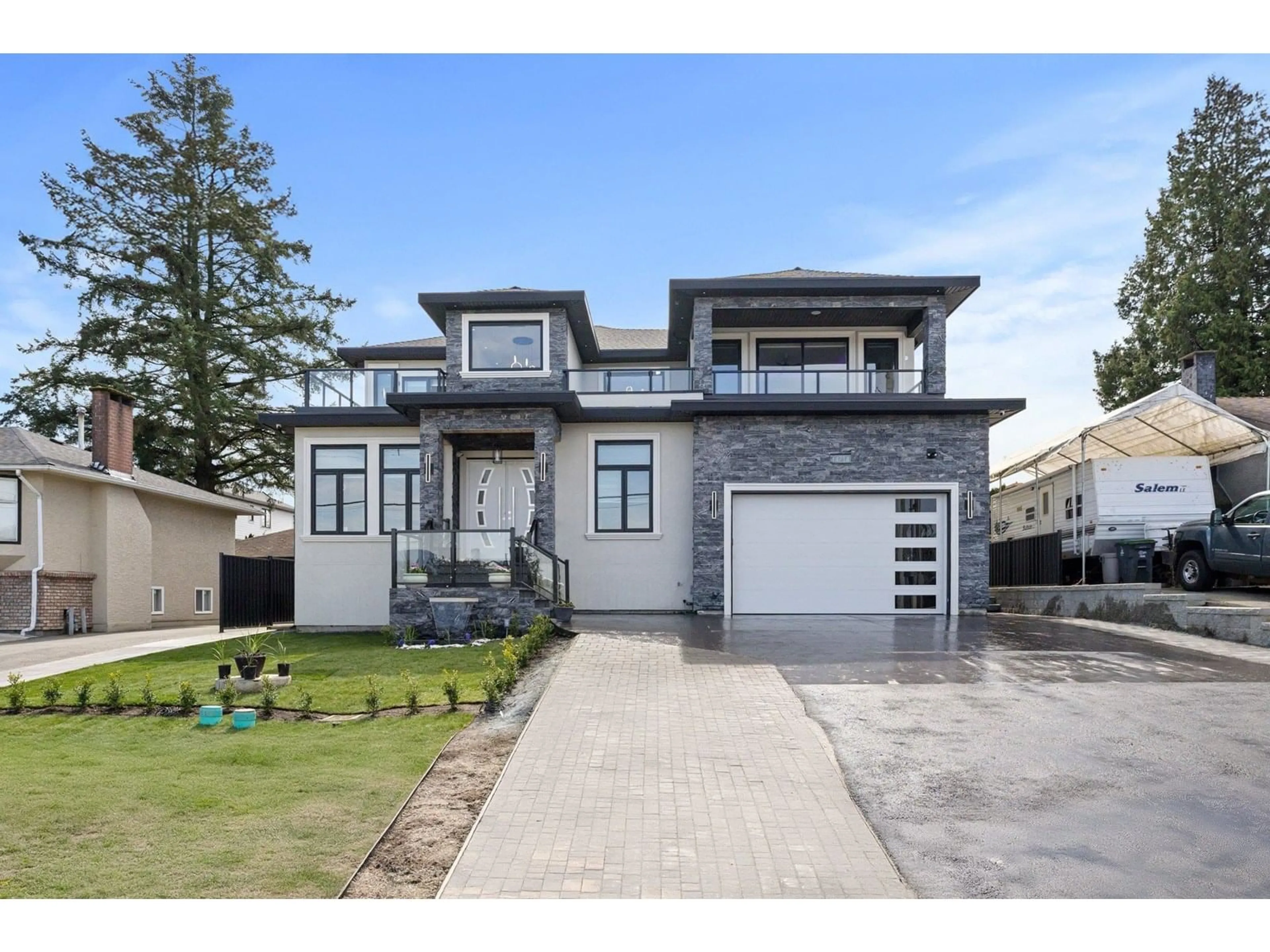 Home with brick exterior material, street for 14714 111A, Surrey British Columbia V3R2E1