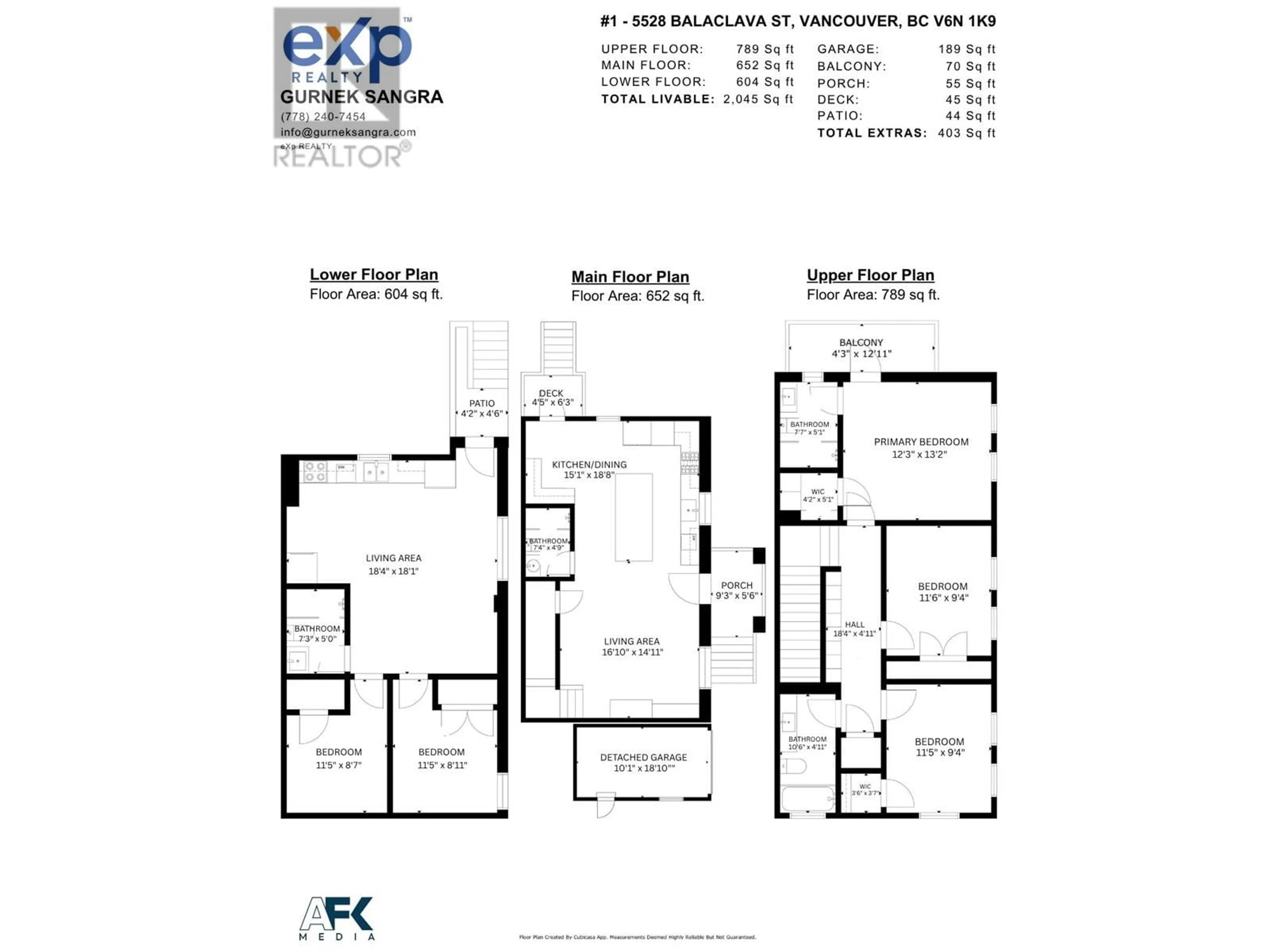 Floor plan for 5528 BALACLAVA STREET, Vancouver British Columbia V6N1L1