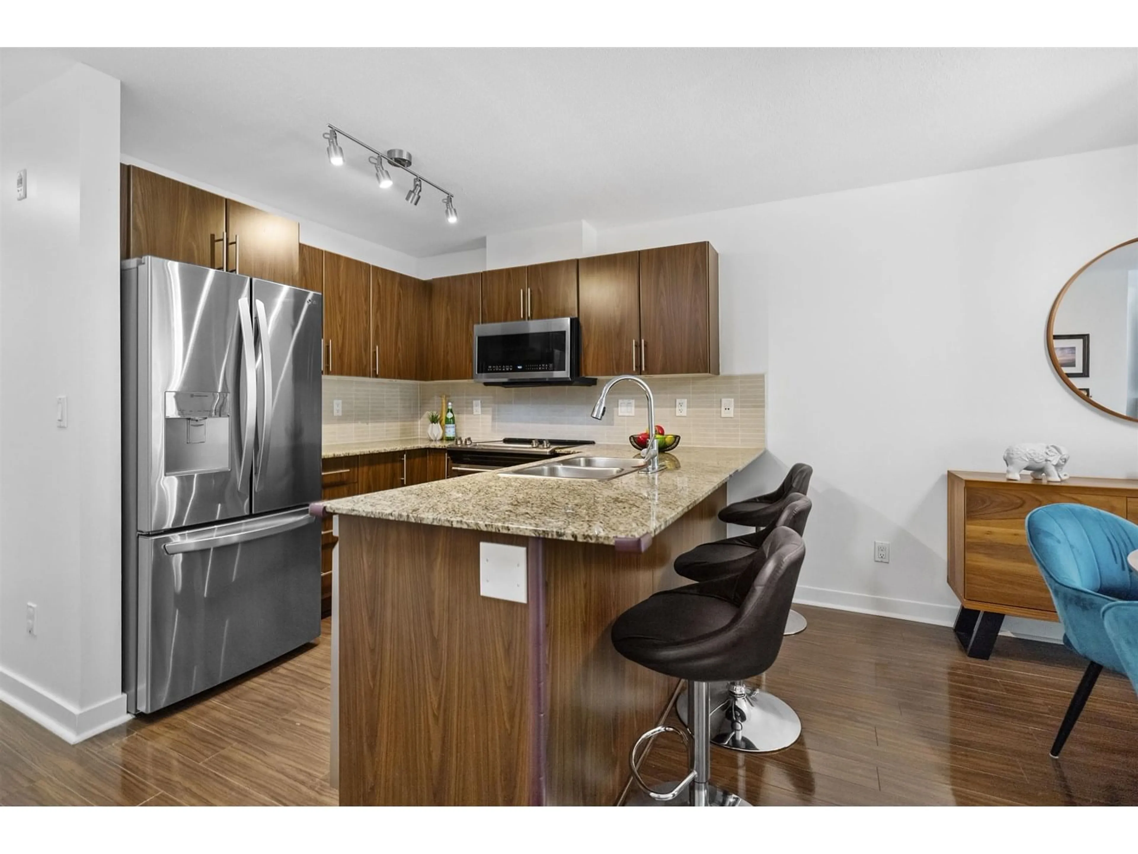 Standard kitchen, wood/laminate floor for A203 - 8929 202, Langley British Columbia V1M0B4