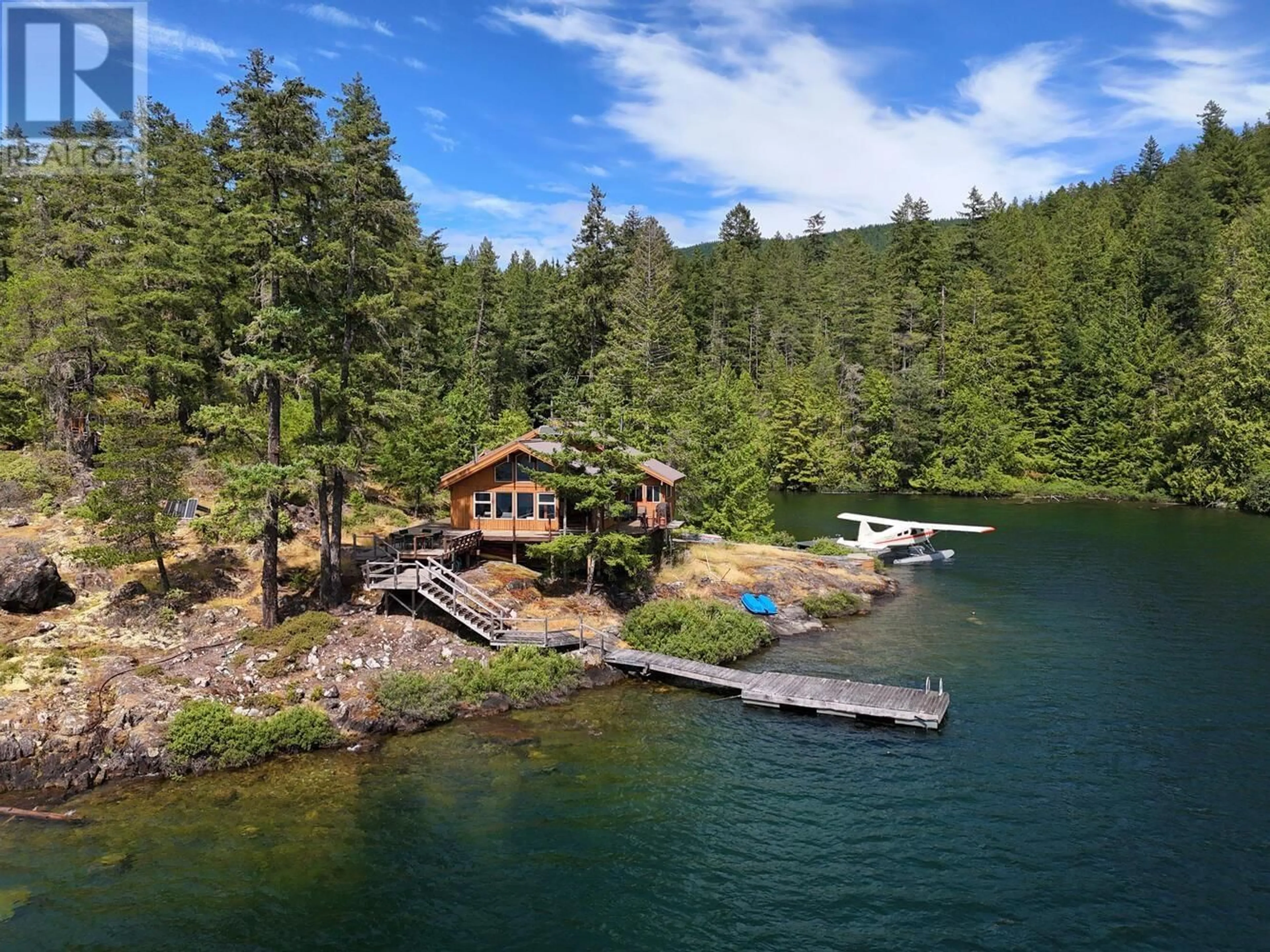 A pic from outside/outdoor area/front of a property/back of a property/a pic from drone, water/lake/river/ocean view for DL 6692 WEST, Nelson Island British Columbia V0V0V0