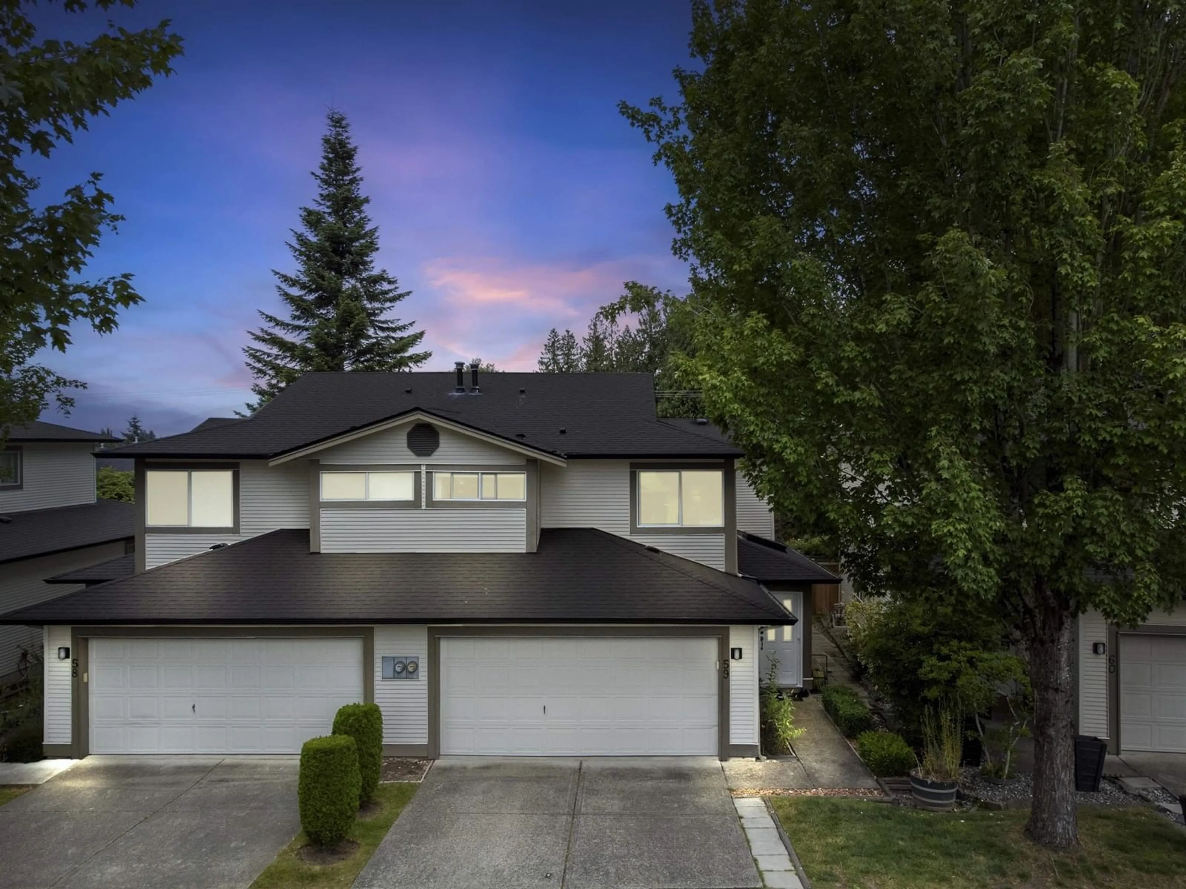 A pic from outside/outdoor area/front of a property/back of a property/a pic from drone, street for 59 - 20881 87, Langley British Columbia V1M3X1