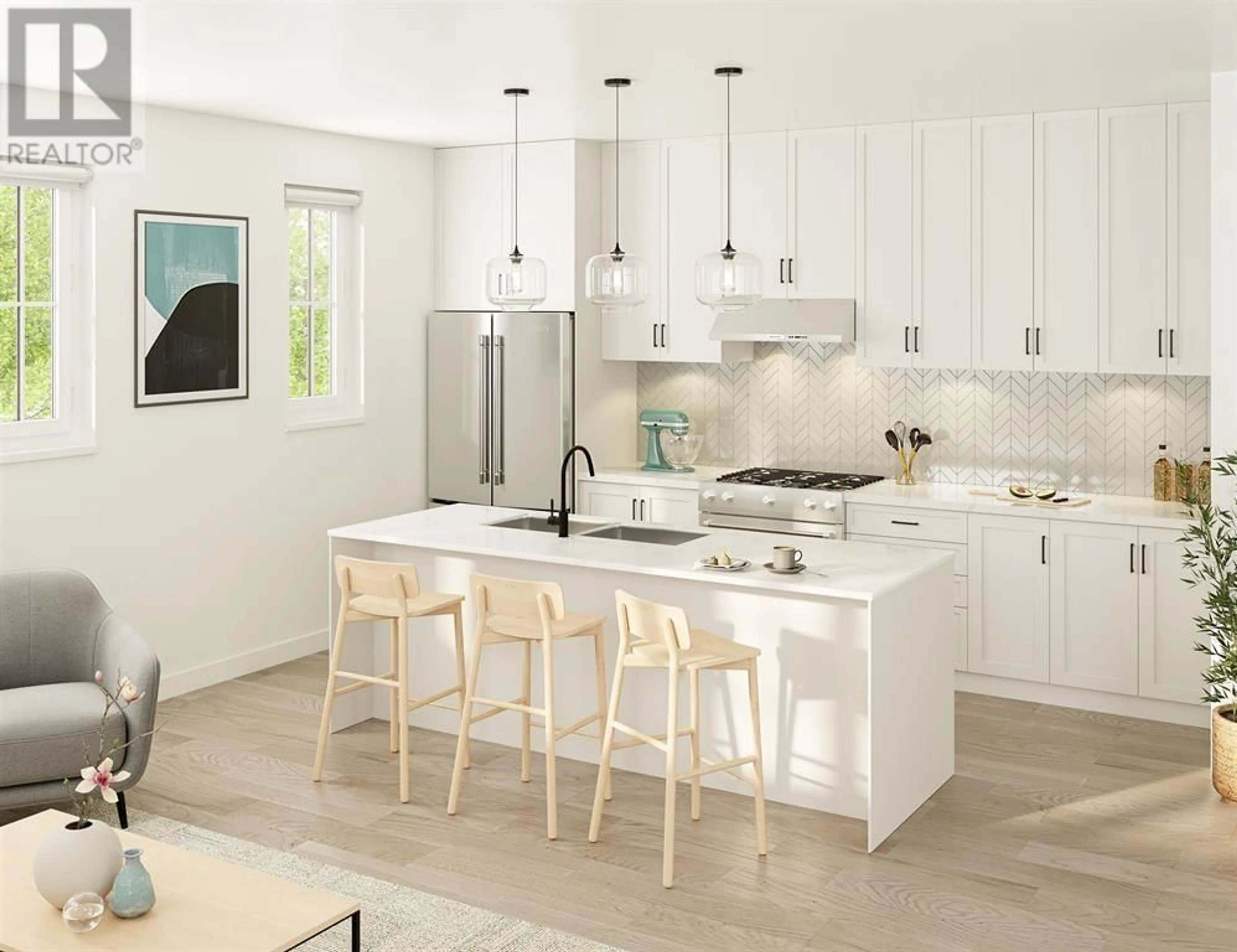 Open concept kitchen, ceramic/tile floor for SL7 - 720 ROBINSON STREET, Coquitlam British Columbia V0V0V0