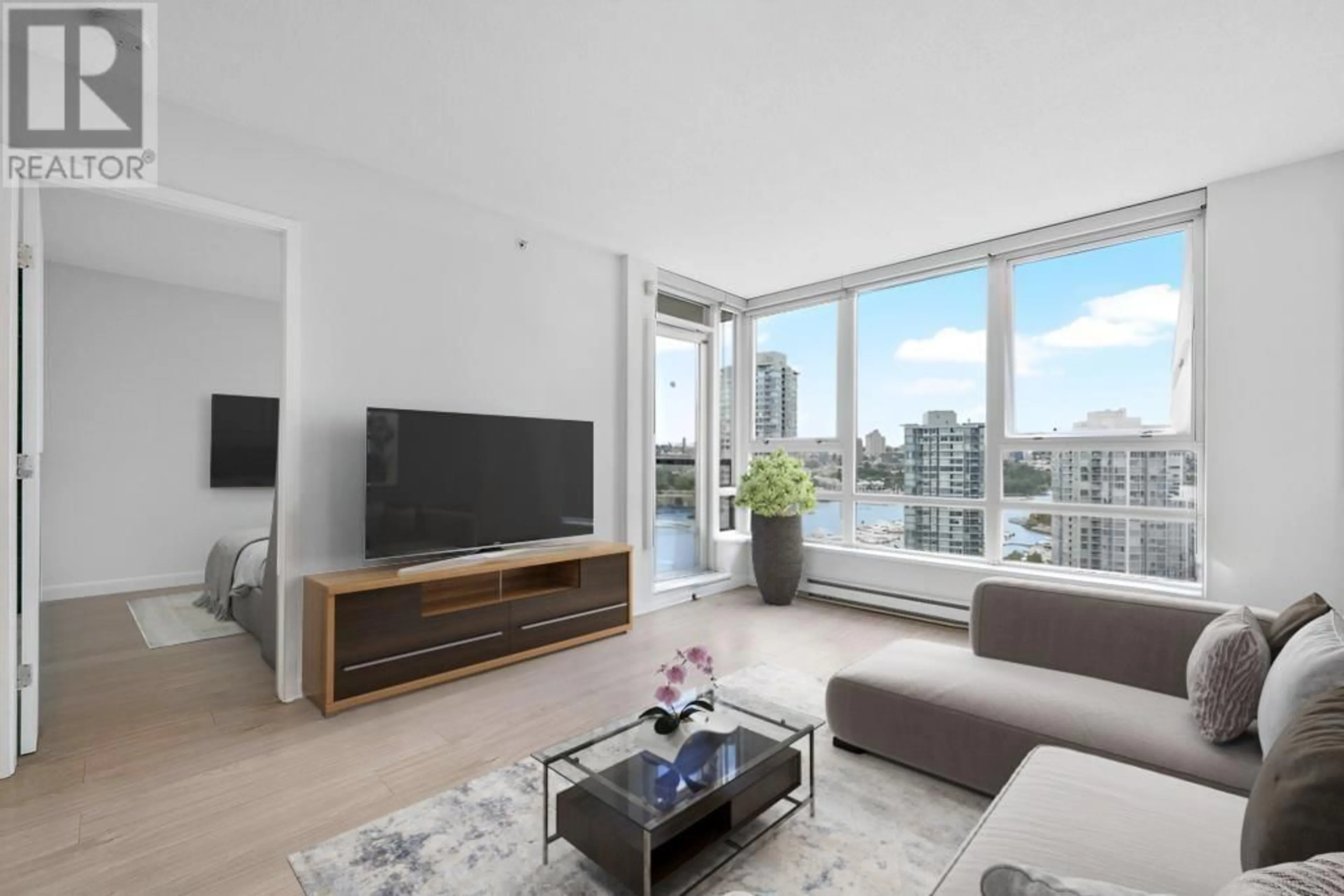 Living room with furniture, floor is not visible for 2311 - 939 EXPO BOULEVARD, Vancouver British Columbia V6Z3G7