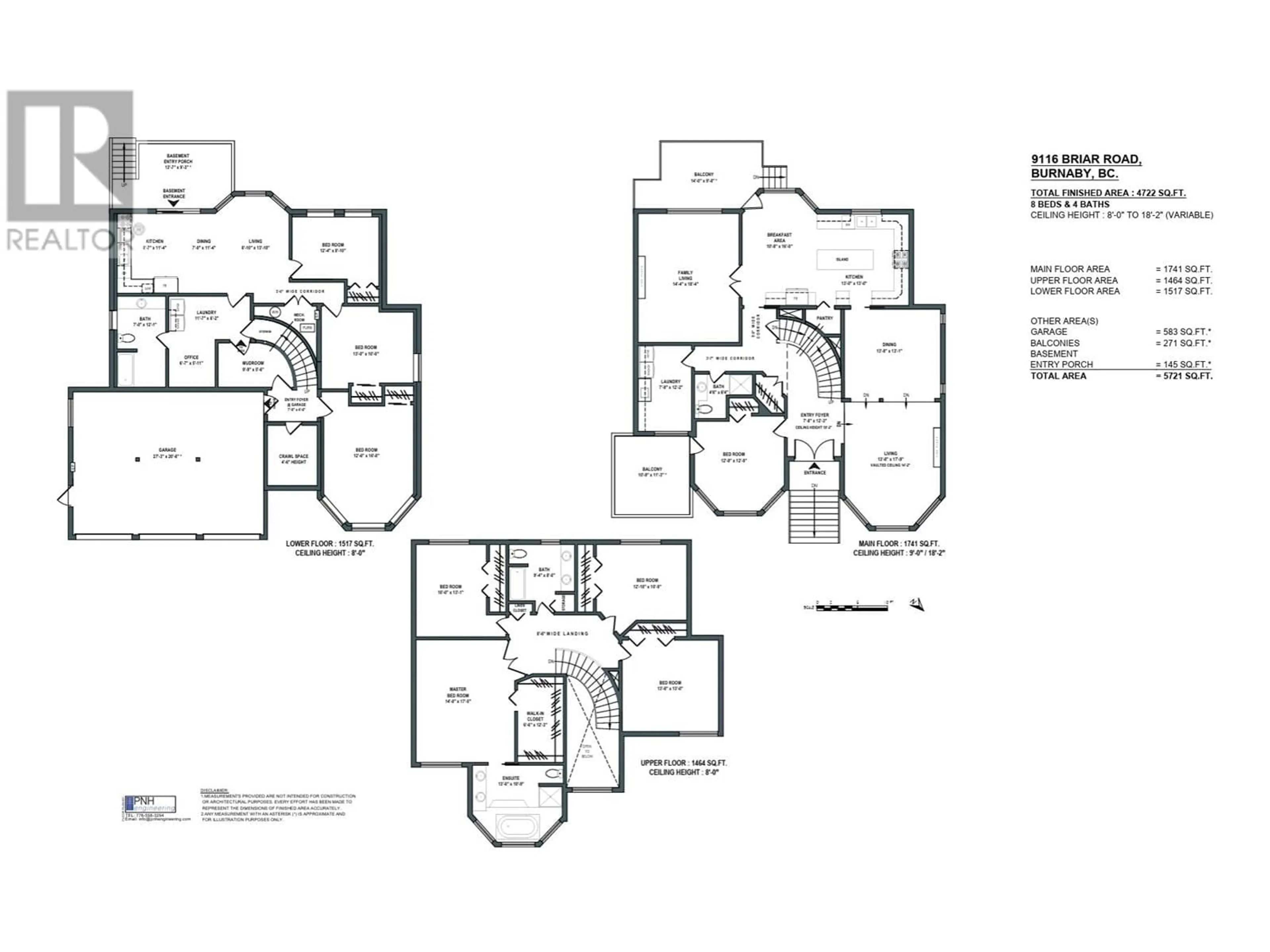 Floor plan for 9116 BRIAR ROAD, Burnaby British Columbia V3N4W8