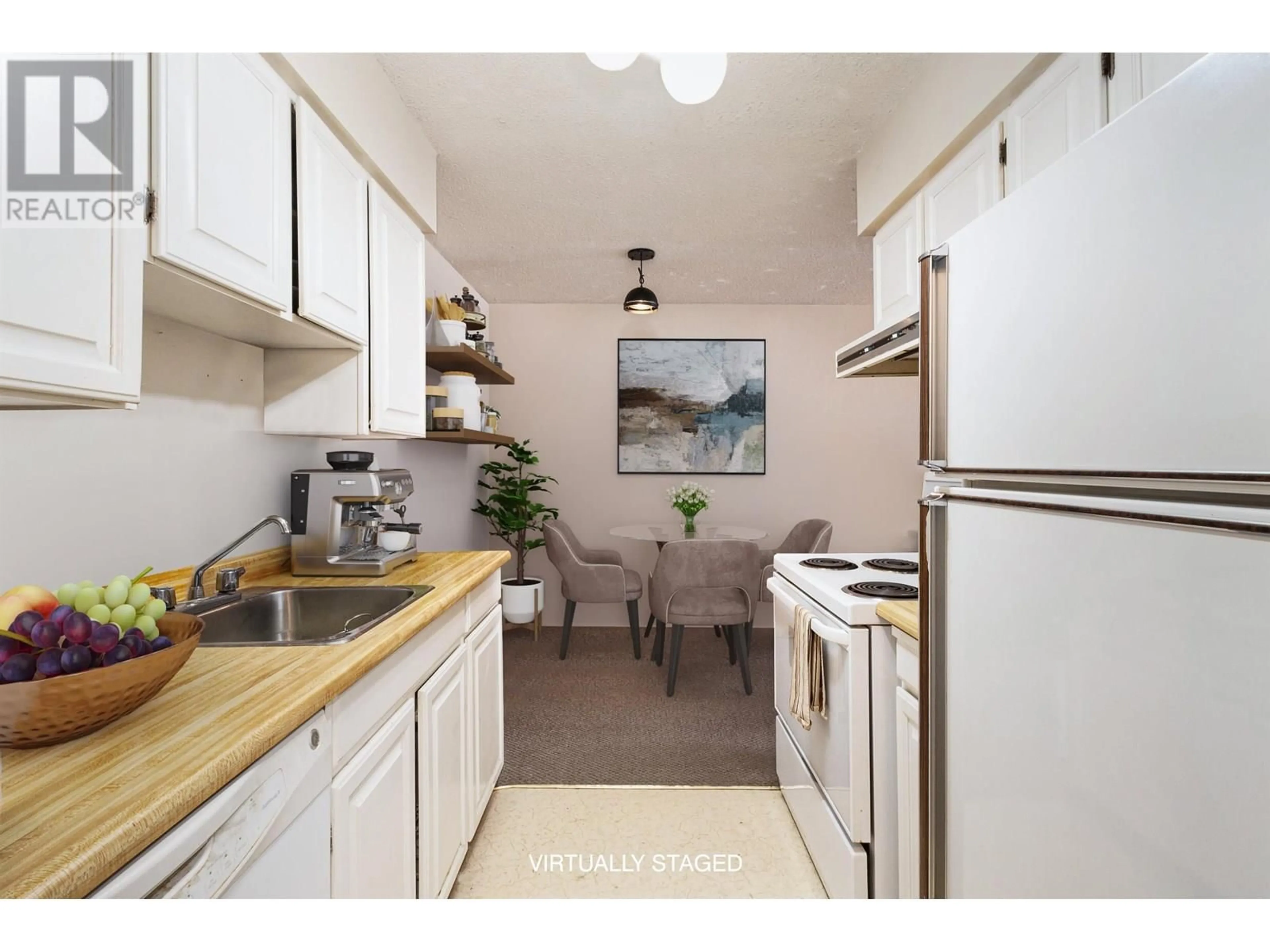 Standard kitchen, wood/laminate floor for 305 - 3680 7TH AVENUE, Vancouver British Columbia V6R1W4