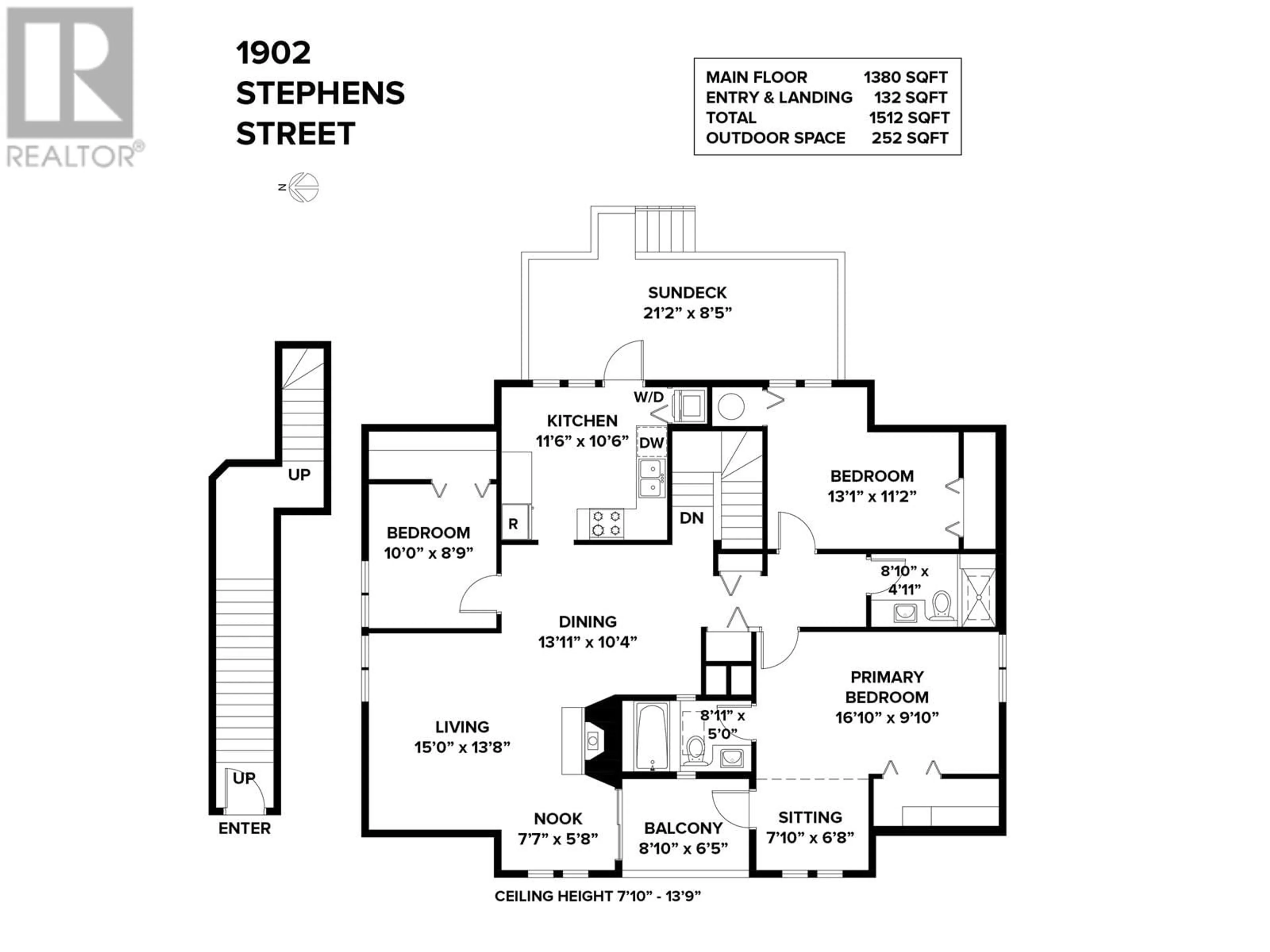 Floor plan for 1902 STEPHENS STREET, Vancouver British Columbia V6K3V9