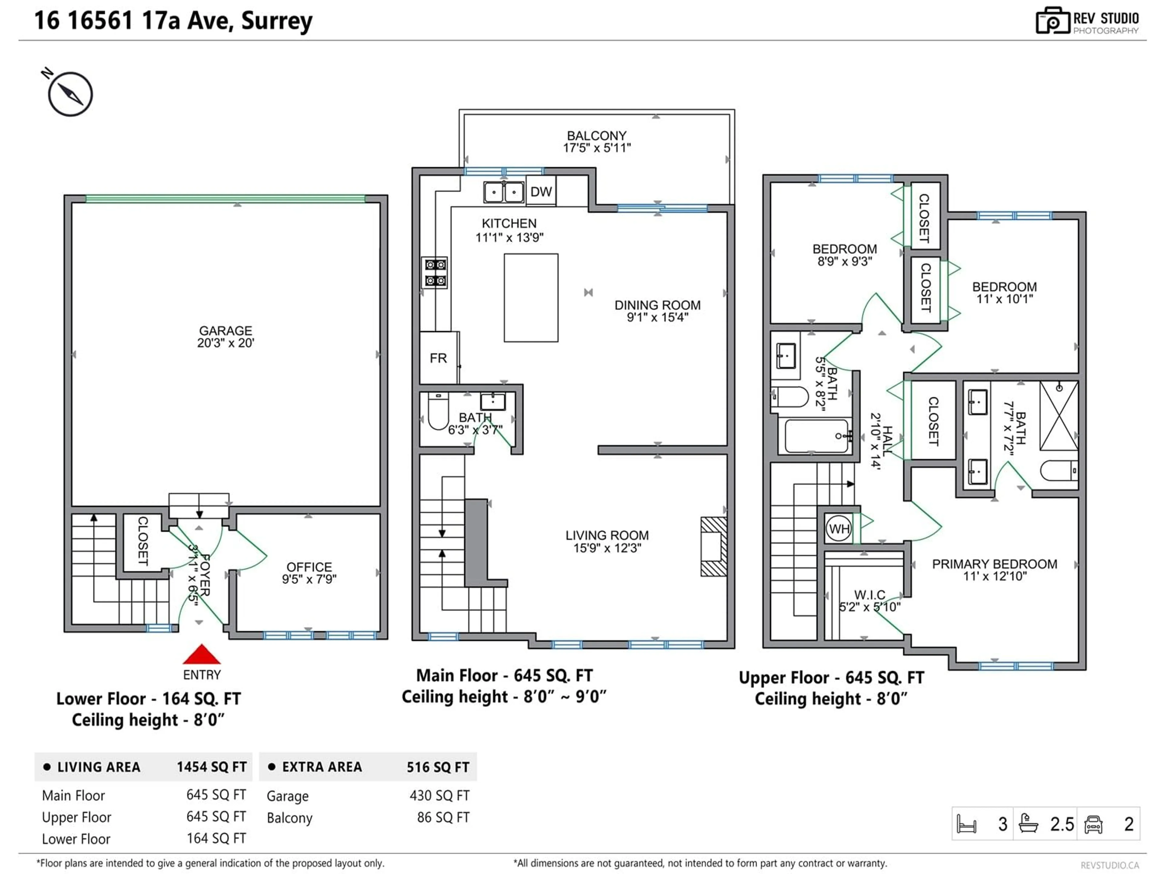 Floor plan for 16 - 16561 17A, Surrey British Columbia V3Z1J3
