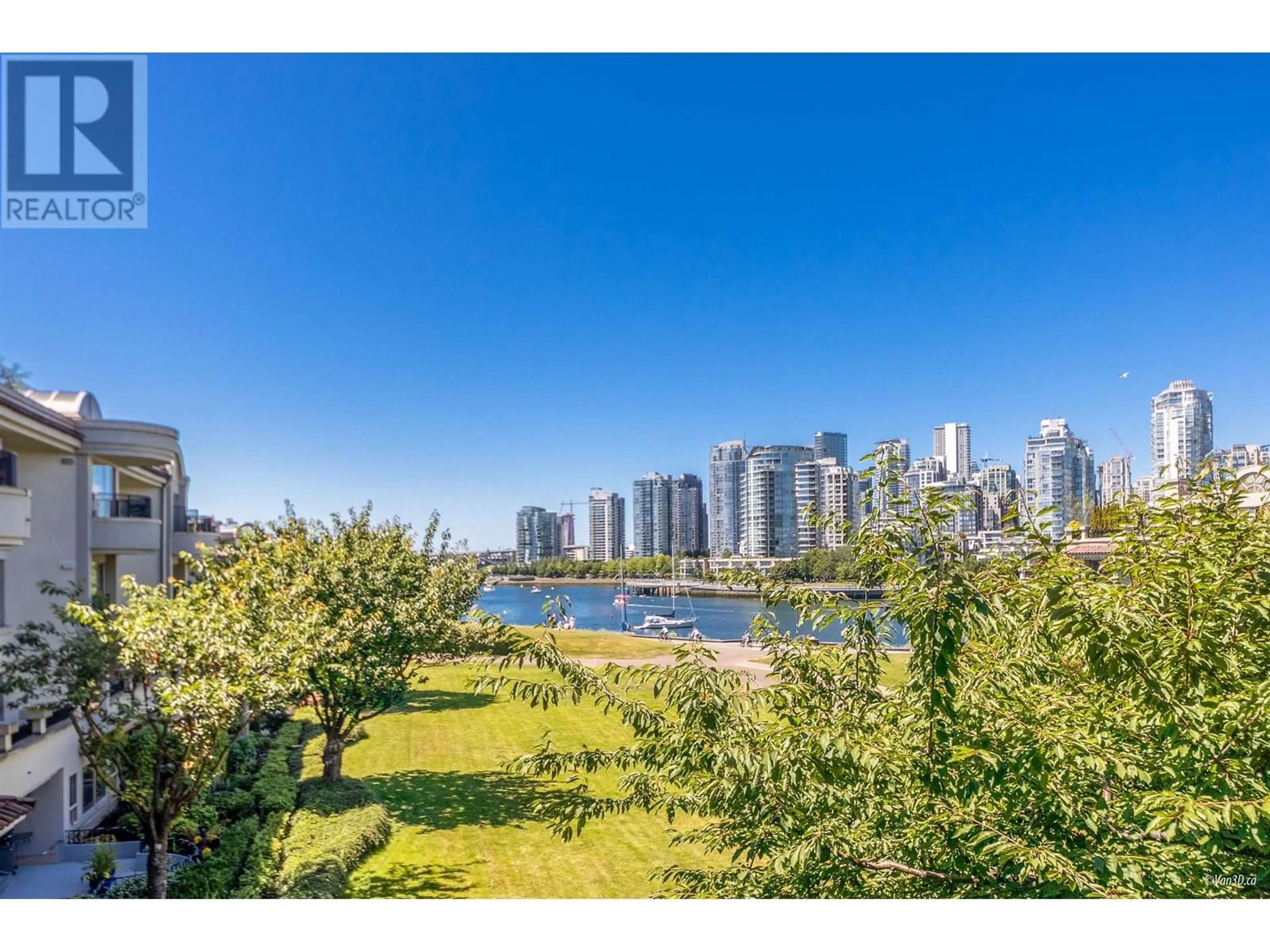 A pic from outside/outdoor area/front of a property/back of a property/a pic from drone, water/lake/river/ocean view for 302 - 1869 SPYGLASS PLACE, Vancouver British Columbia V5Z4K7