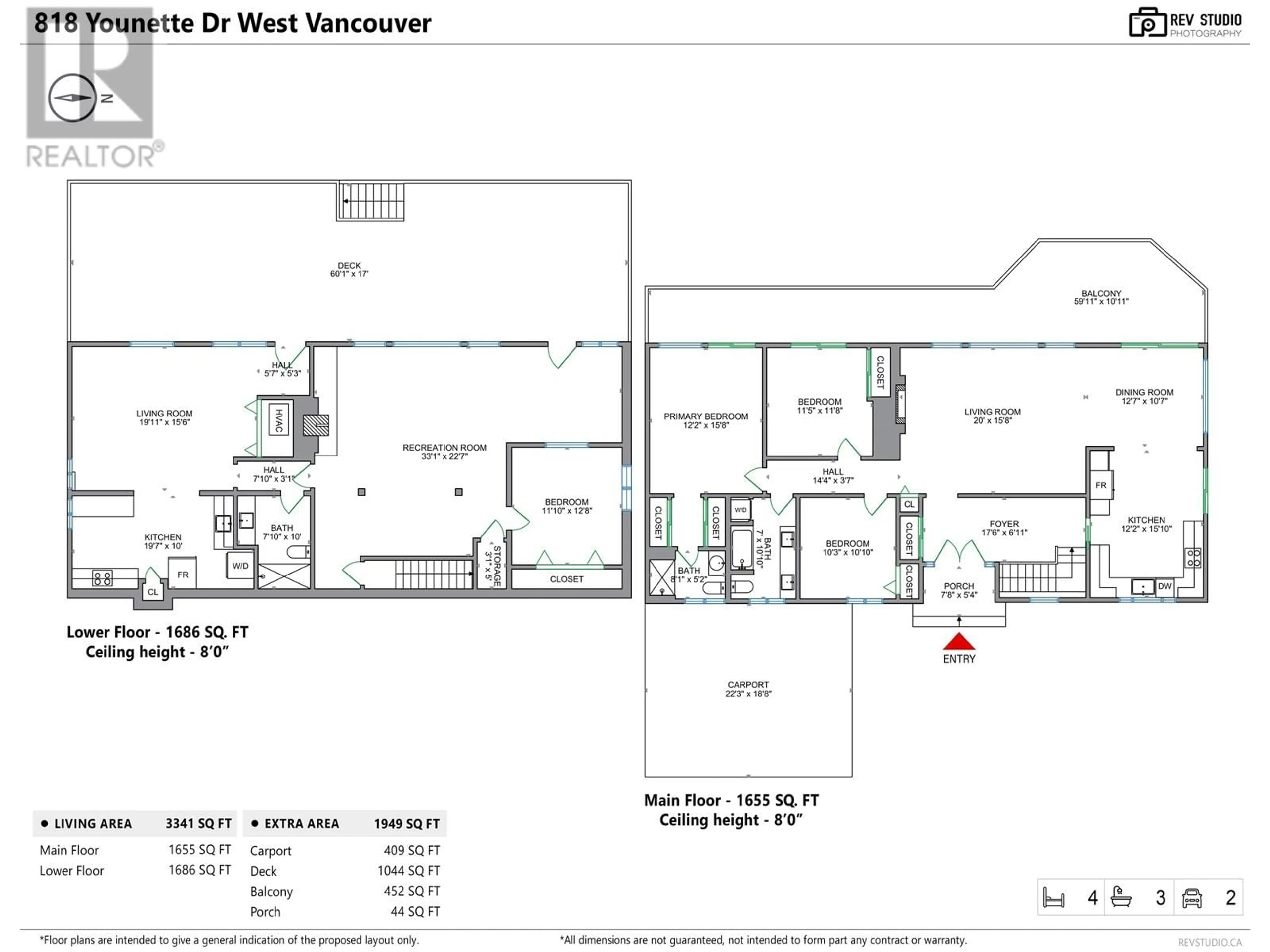 Floor plan for 818 YOUNETTE DRIVE, West Vancouver British Columbia V7T1S9