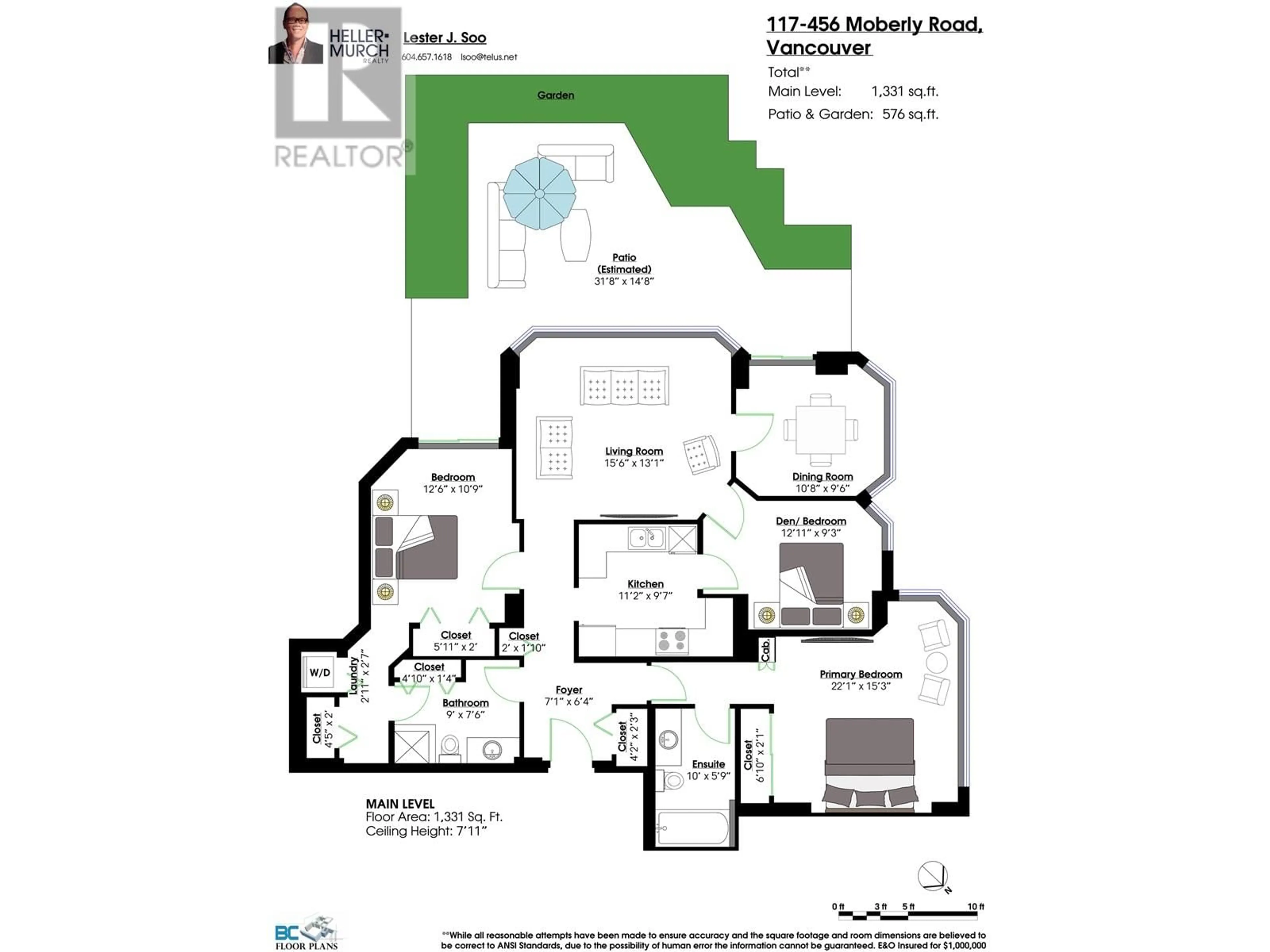 Floor plan for 117 - 456 MOBERLY ROAD, Vancouver British Columbia V5Z4L7