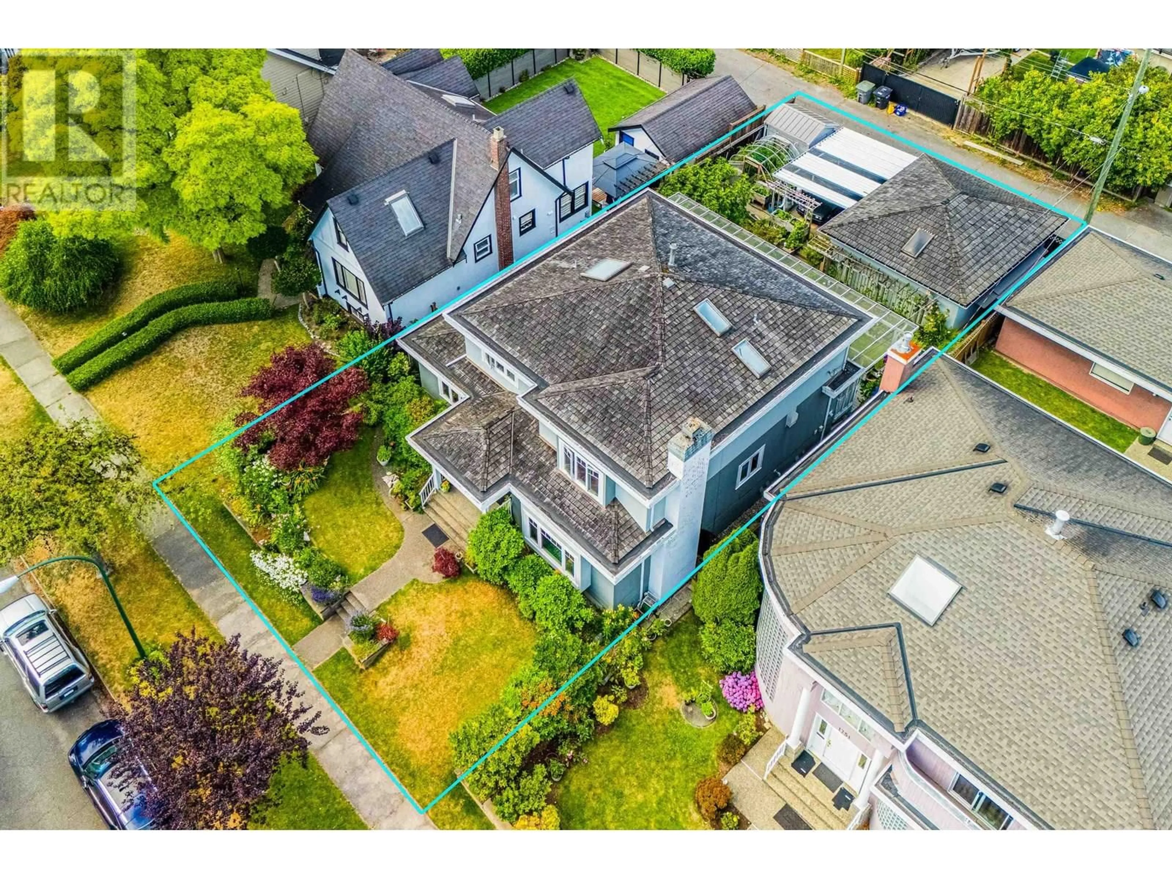 A pic from outside/outdoor area/front of a property/back of a property/a pic from drone, street for 1755 W 58TH AVENUE, Vancouver British Columbia V6P1W8