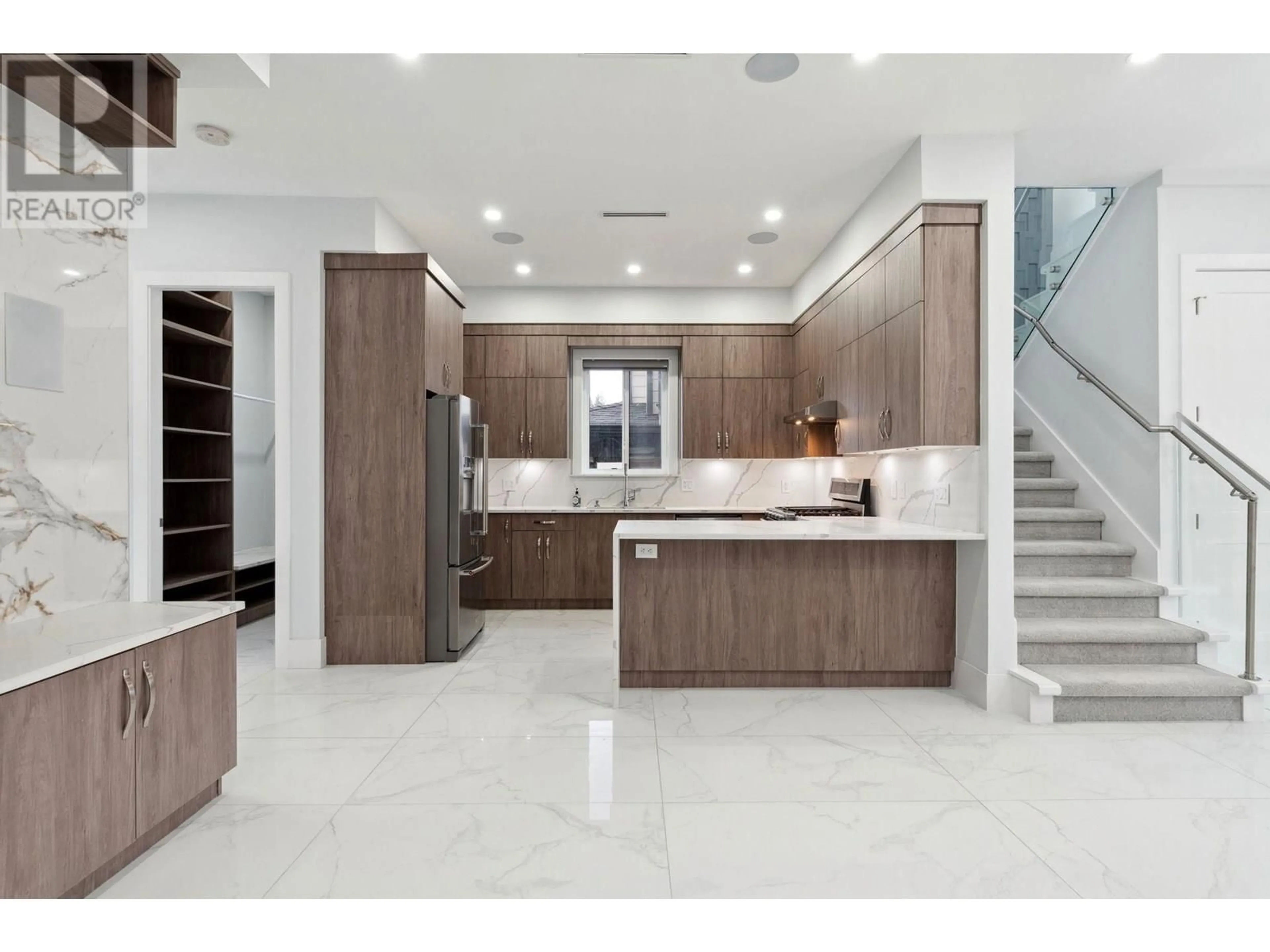Contemporary kitchen, ceramic/tile floor for 1137 DANSEY AVENUE, Coquitlam British Columbia V3K3H5