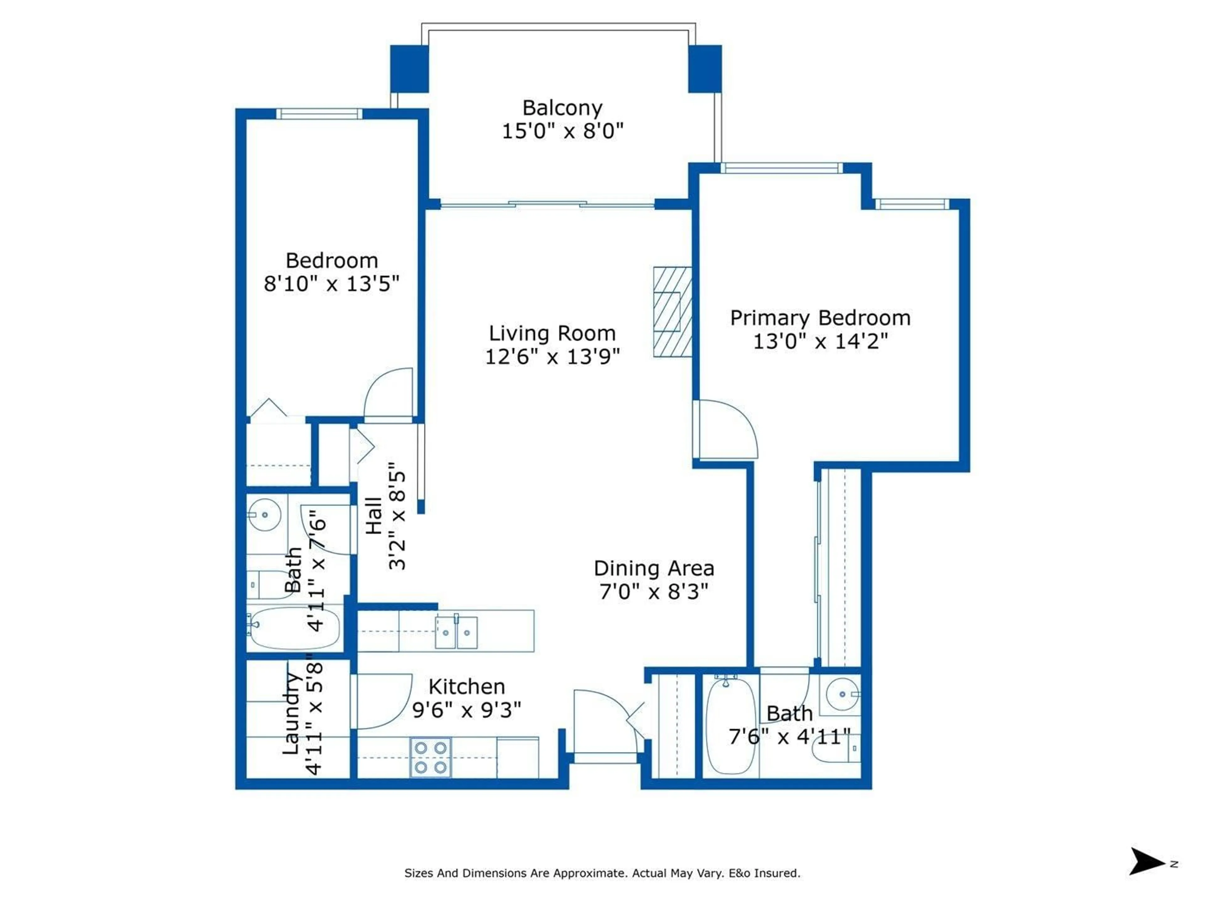 Floor plan for 402 - 2068 SANDALWOOD, Abbotsford British Columbia V2S3H6