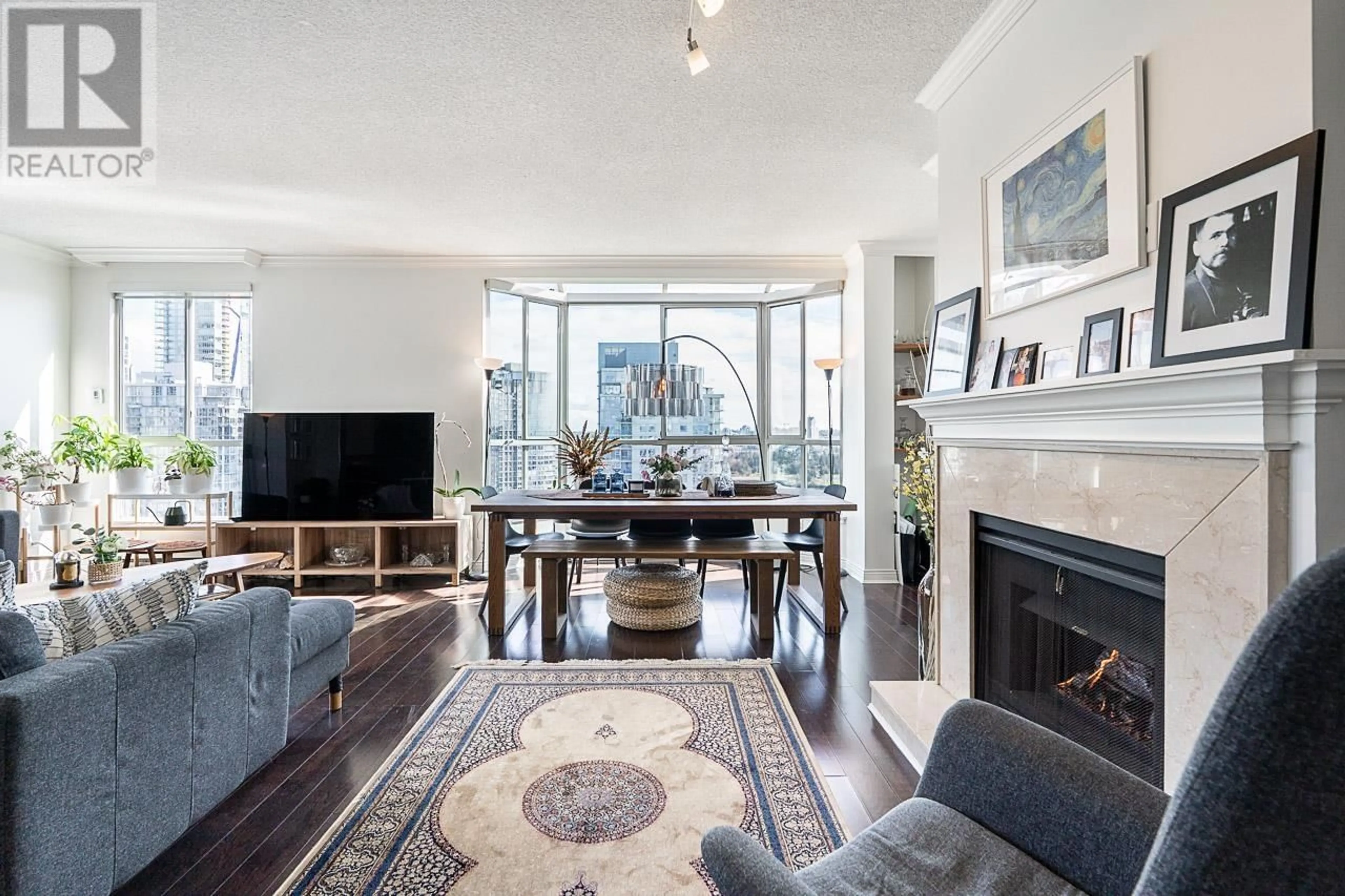 Living room with furniture, unknown for 2304 - 1500 HOWE STREET, Vancouver British Columbia V6Z2N1