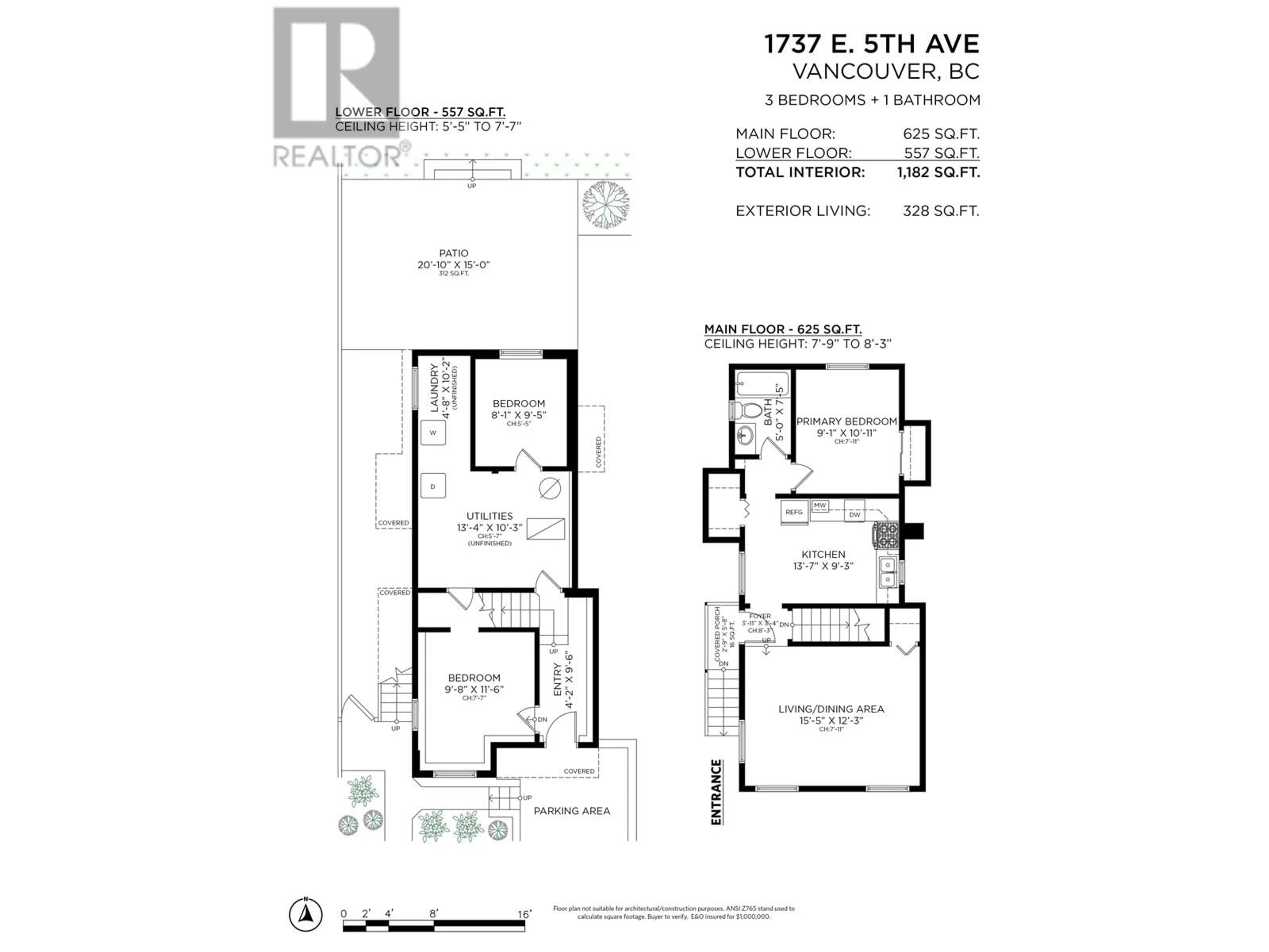 Floor plan for 1737 5TH AVENUE, Vancouver British Columbia V5N1L9