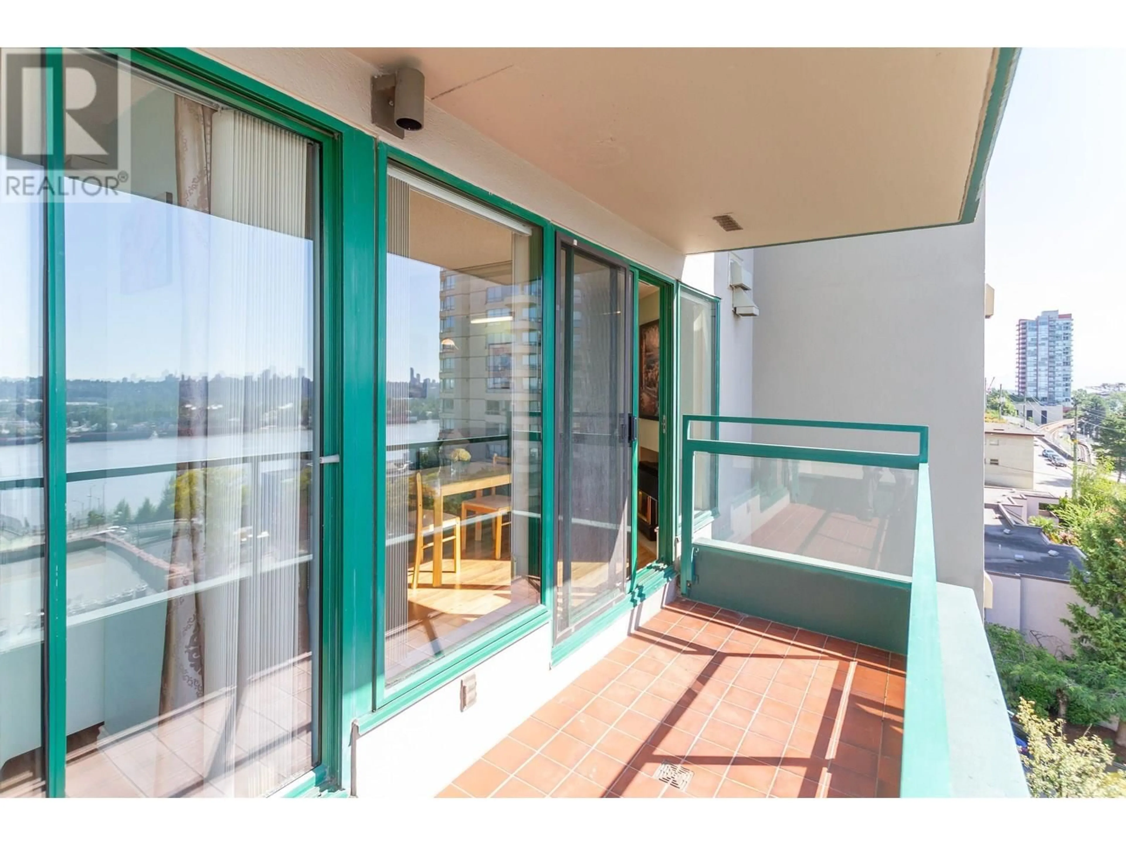 Balcony in the apartment, unknown for 501 - 410 CARNARVON STREET, New Westminster British Columbia V3L5N9