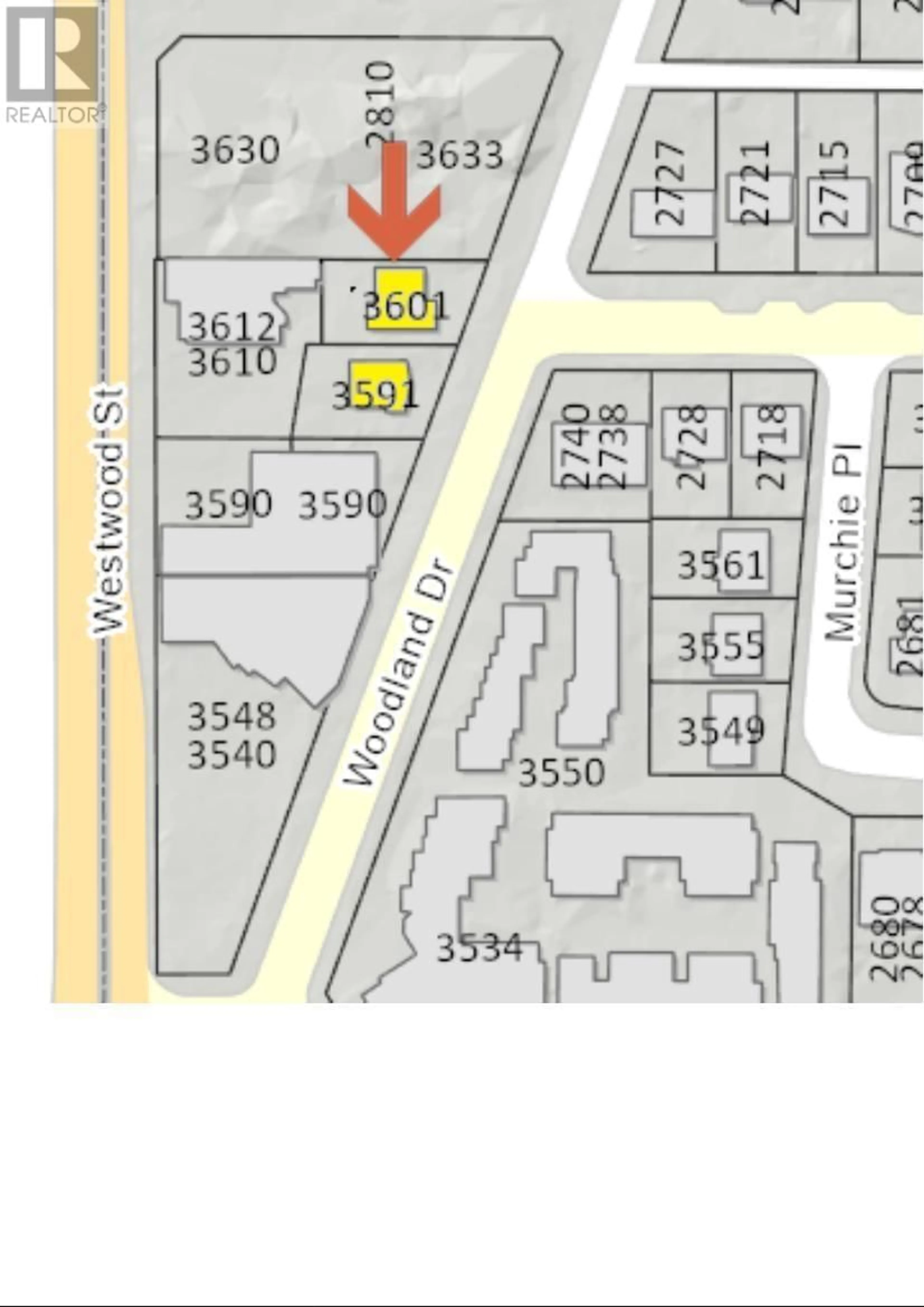 Picture of a map for 3591 WOODLAND DRIVE, Port Coquitlam British Columbia V3B4R5