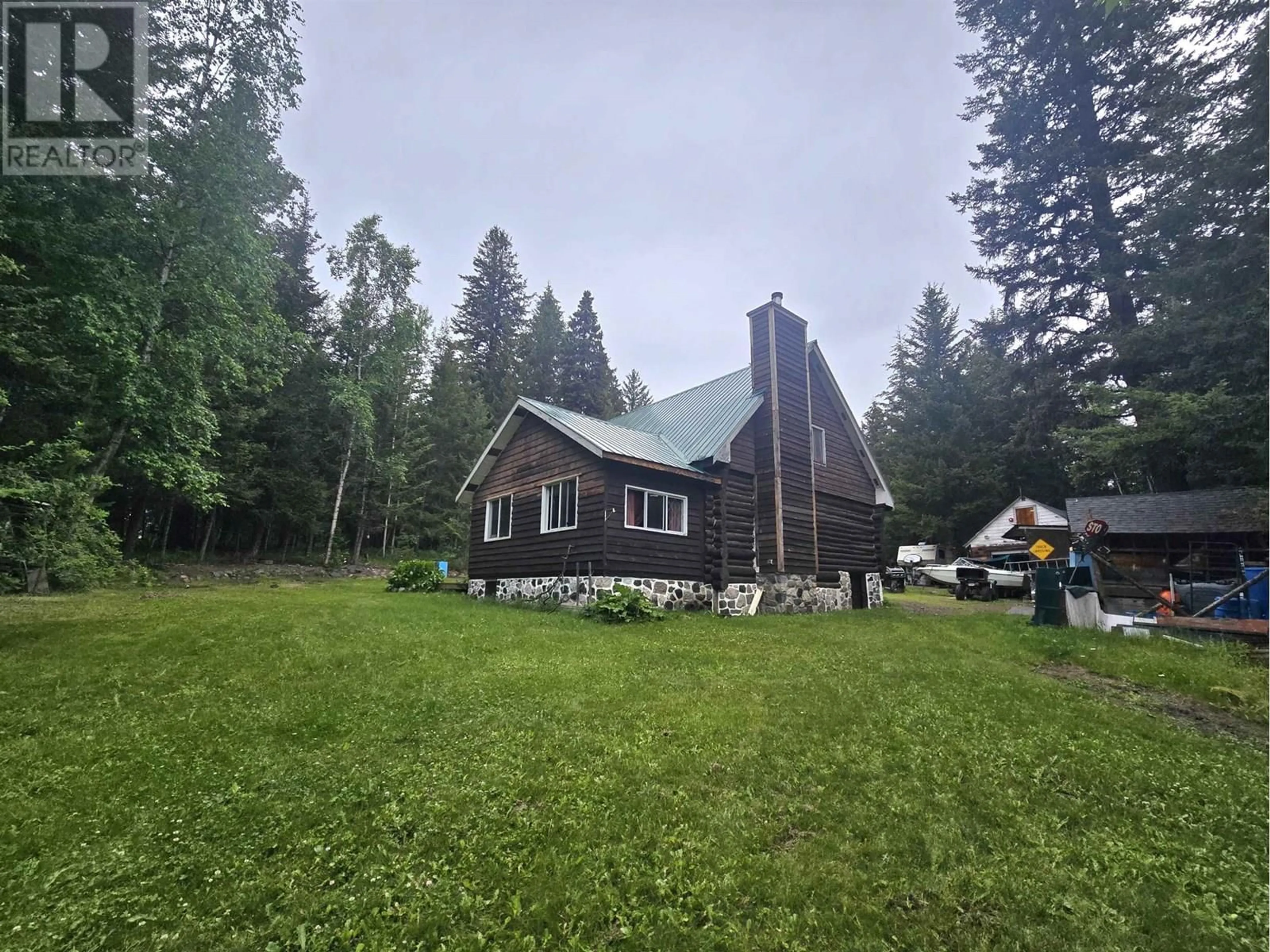 A pic from outside/outdoor area/front of a property/back of a property/a pic from drone, forest/trees view for 6178 HIGGINS LAKE ROAD, Deka Lake / Sulphurous / Hathaway Lakes British Columbia V0K1X3