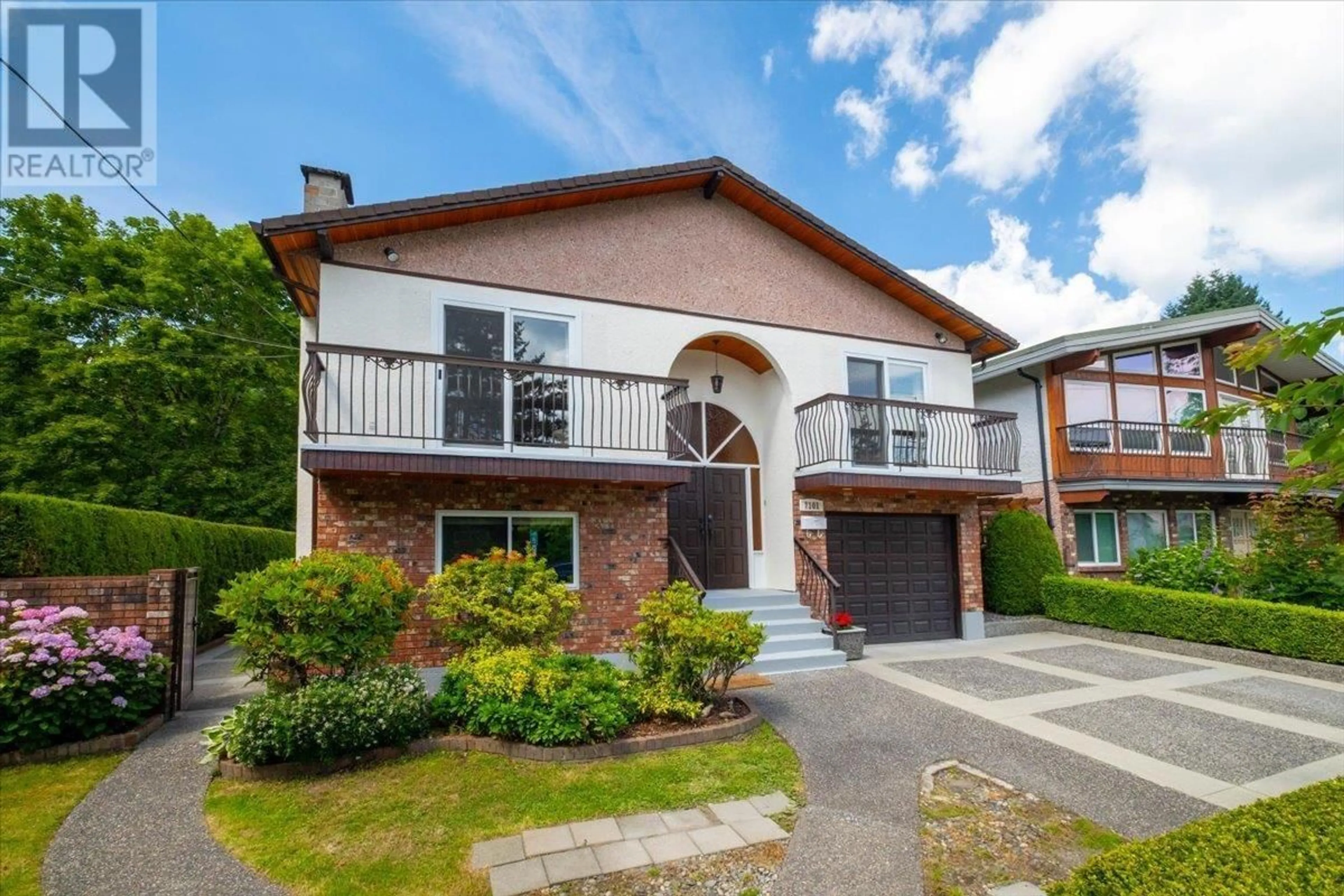 Home with brick exterior material, street for 7101 CURTIS STREET, Burnaby British Columbia V5A1J7