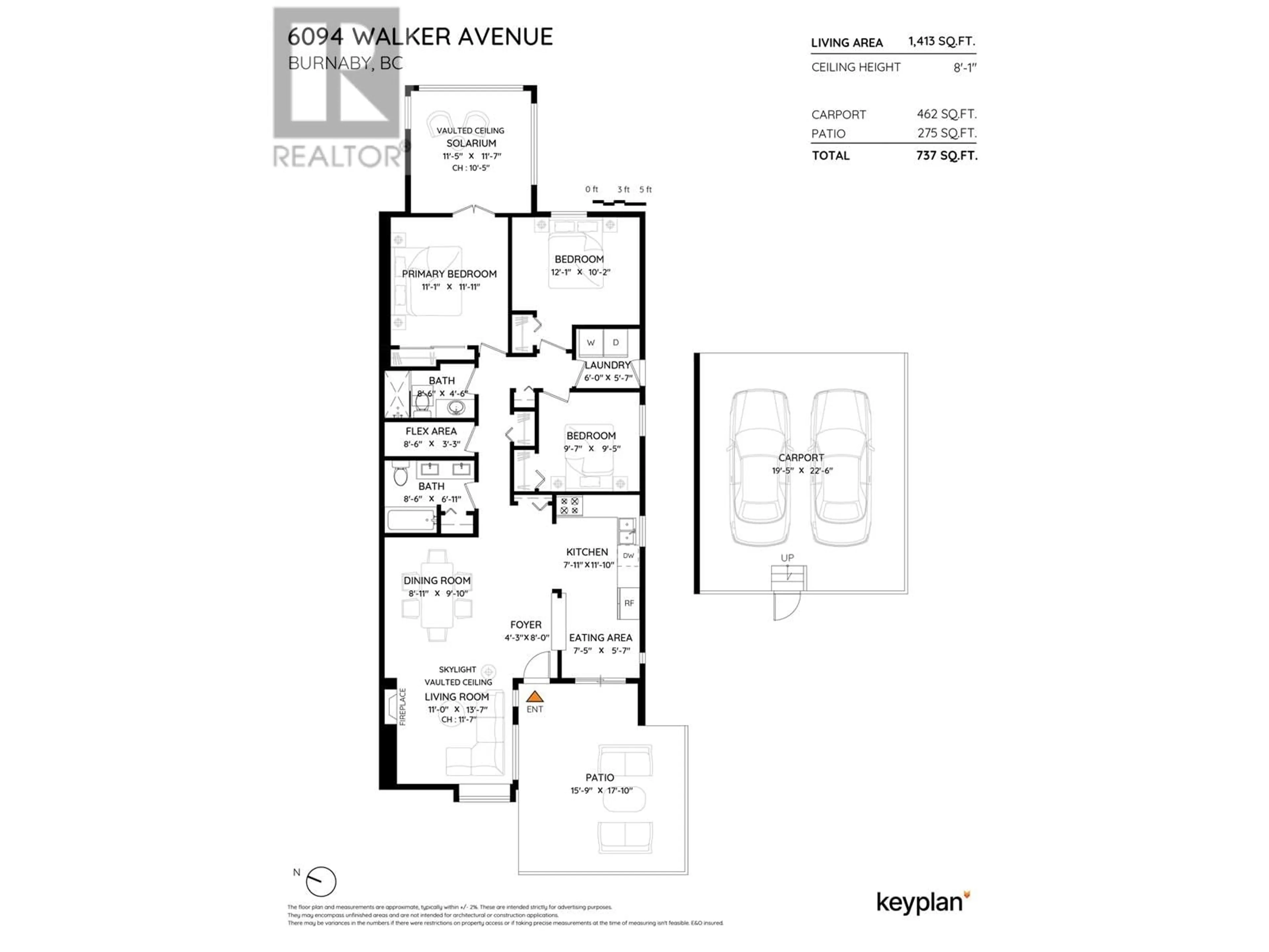 Floor plan for 6094 WALKER AVENUE, Burnaby British Columbia V5E3B4