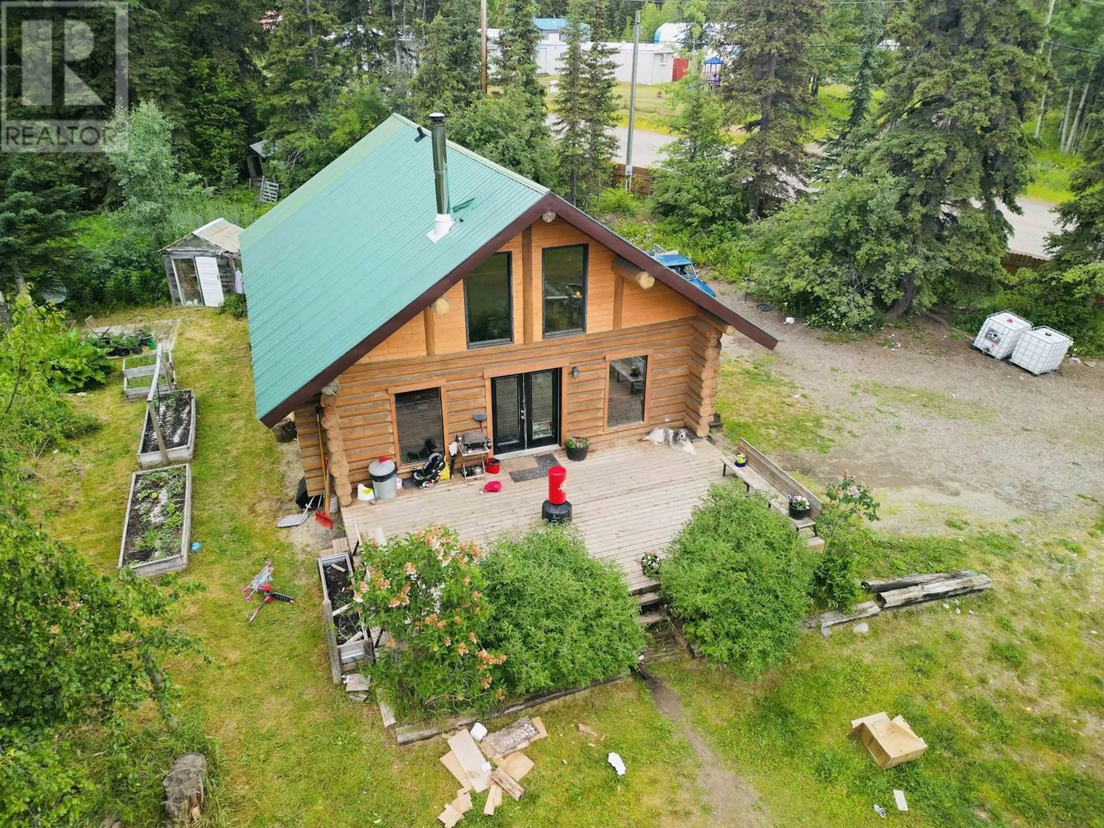 A pic from outside/outdoor area/front of a property/back of a property/a pic from drone, unknown for 23160 KEEFES LANDING ROAD, Burns Lake British Columbia V0J2P0