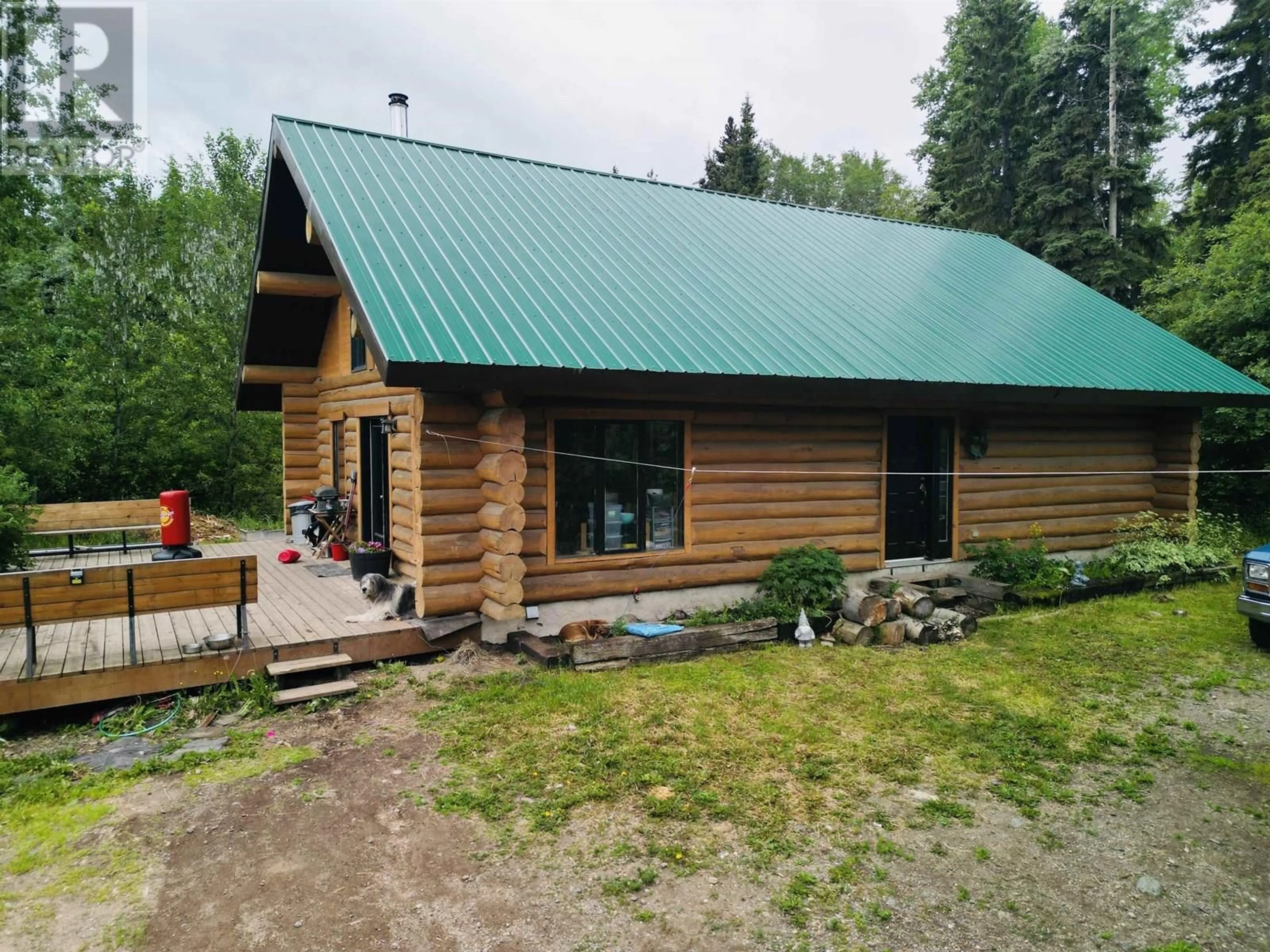 A pic from outside/outdoor area/front of a property/back of a property/a pic from drone, building for 23160 KEEFES LANDING ROAD, Burns Lake British Columbia V0J2P0