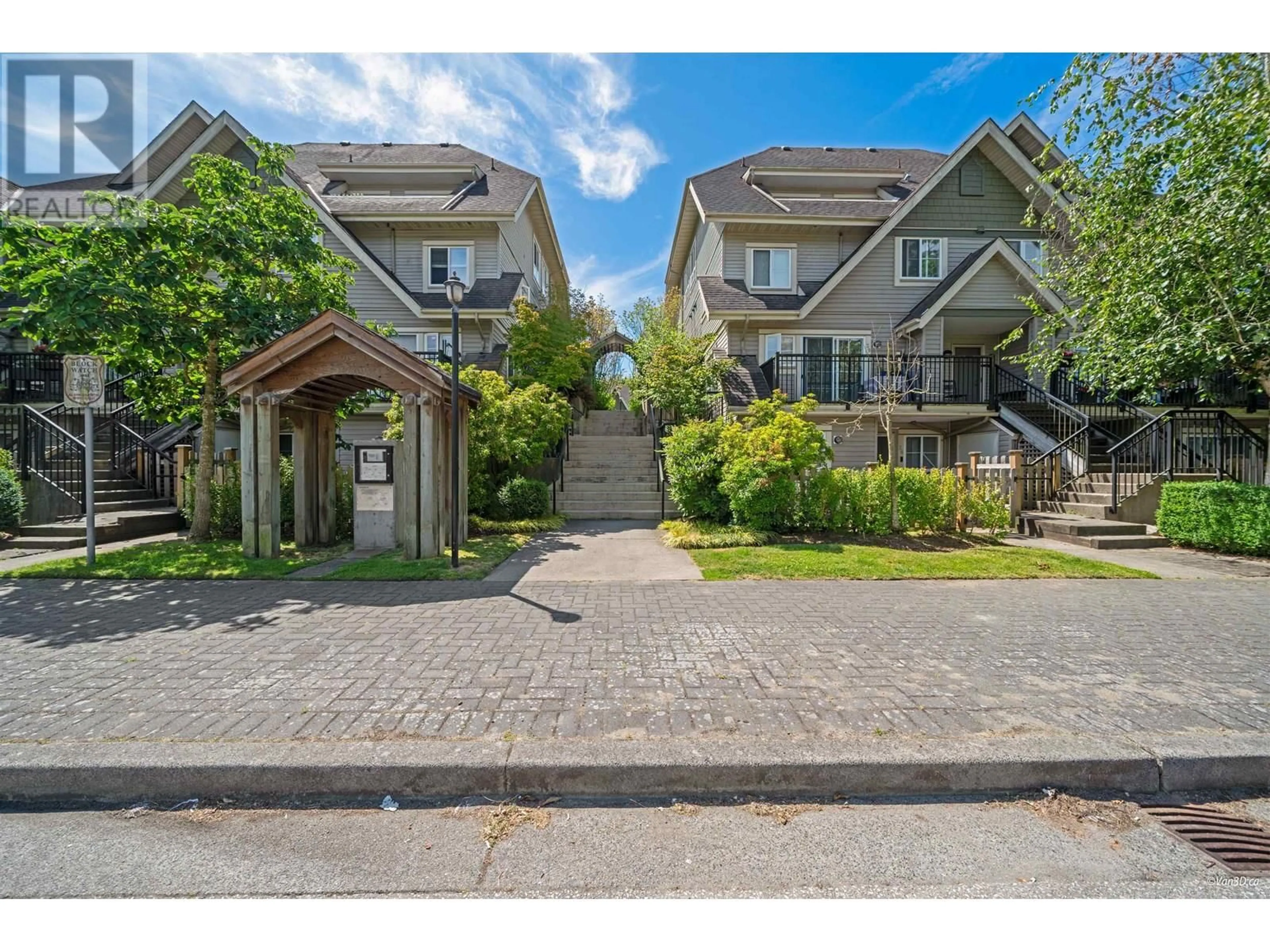 A pic from outside/outdoor area/front of a property/back of a property/a pic from drone, street for 46 - 9339 ALBERTA ROAD, Richmond British Columbia V6Y4E3