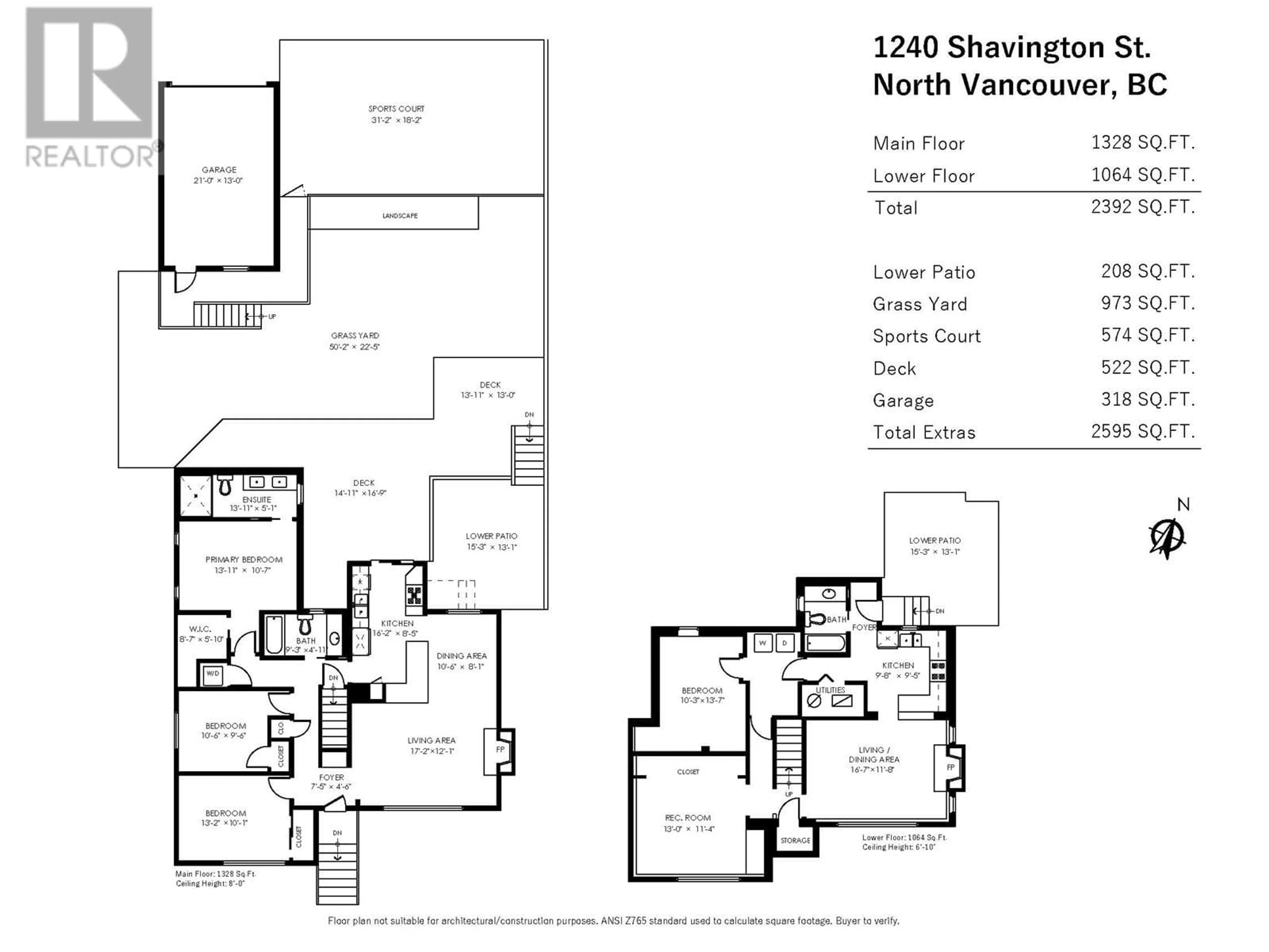 Floor plan for 1240 SHAVINGTON STREET, North Vancouver British Columbia V7L1L2