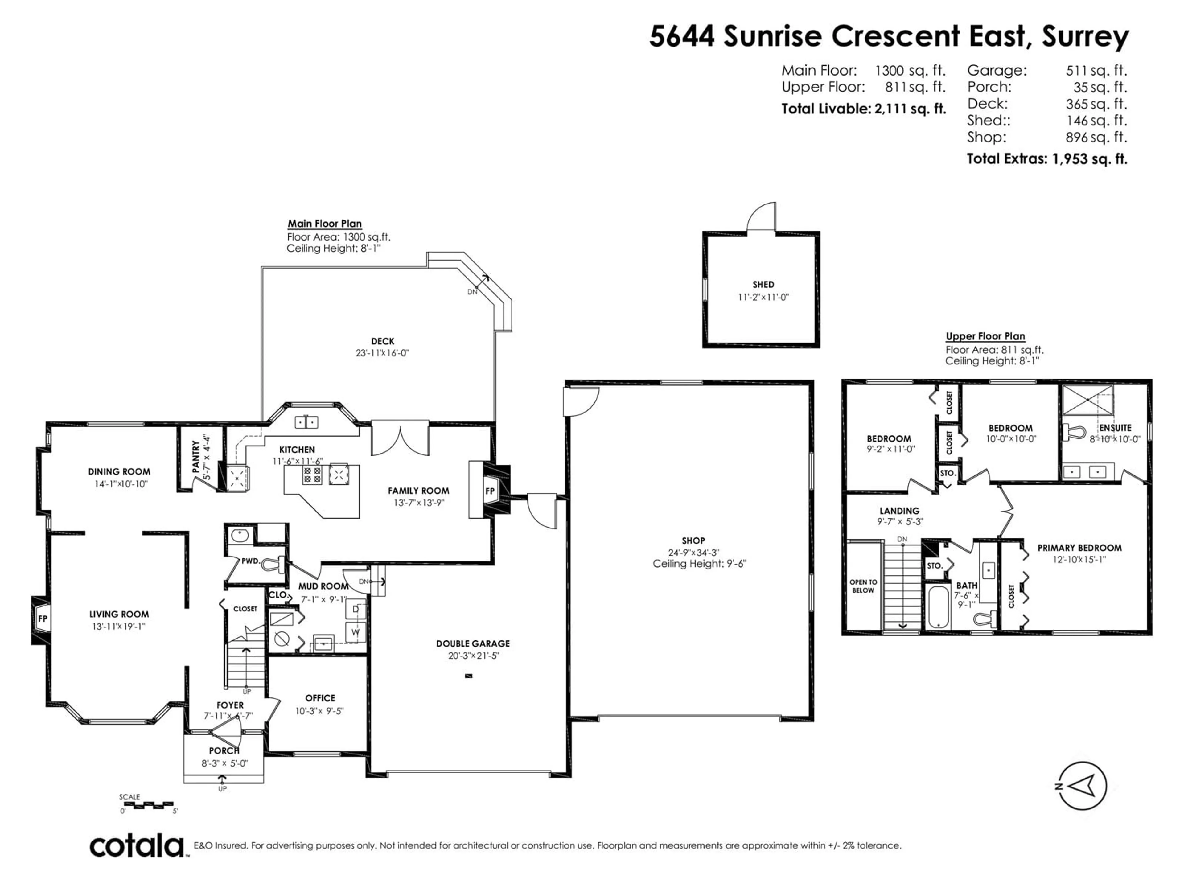 Floor plan for 5644 SUNRISE EAST, Surrey British Columbia V3S7M5