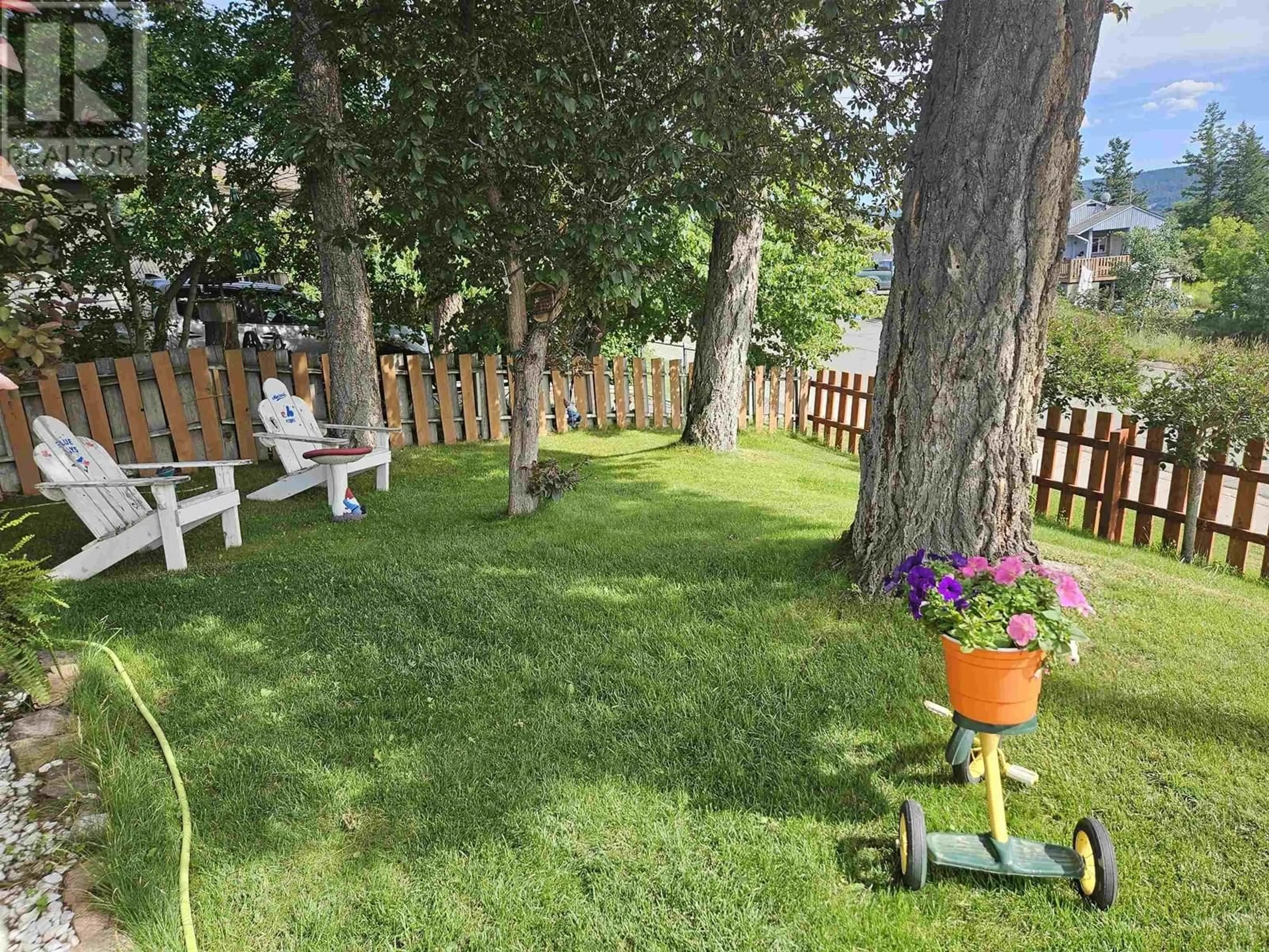 Patio, forest/trees view for 1182 3RD AVENUE, Williams Lake British Columbia V2G1Y2