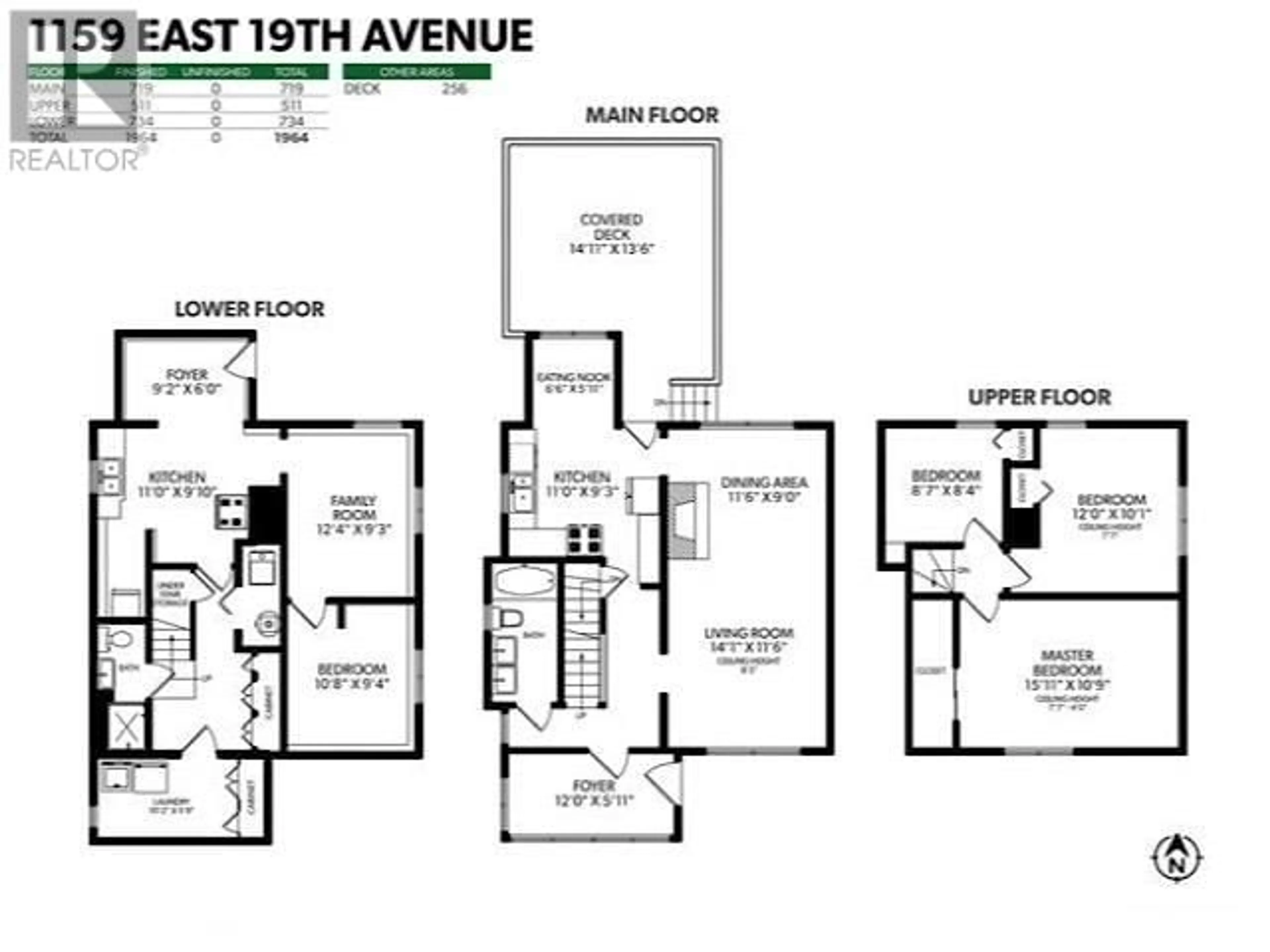 Floor plan for 1159 19 AVENUE, Vancouver British Columbia V5V1K9
