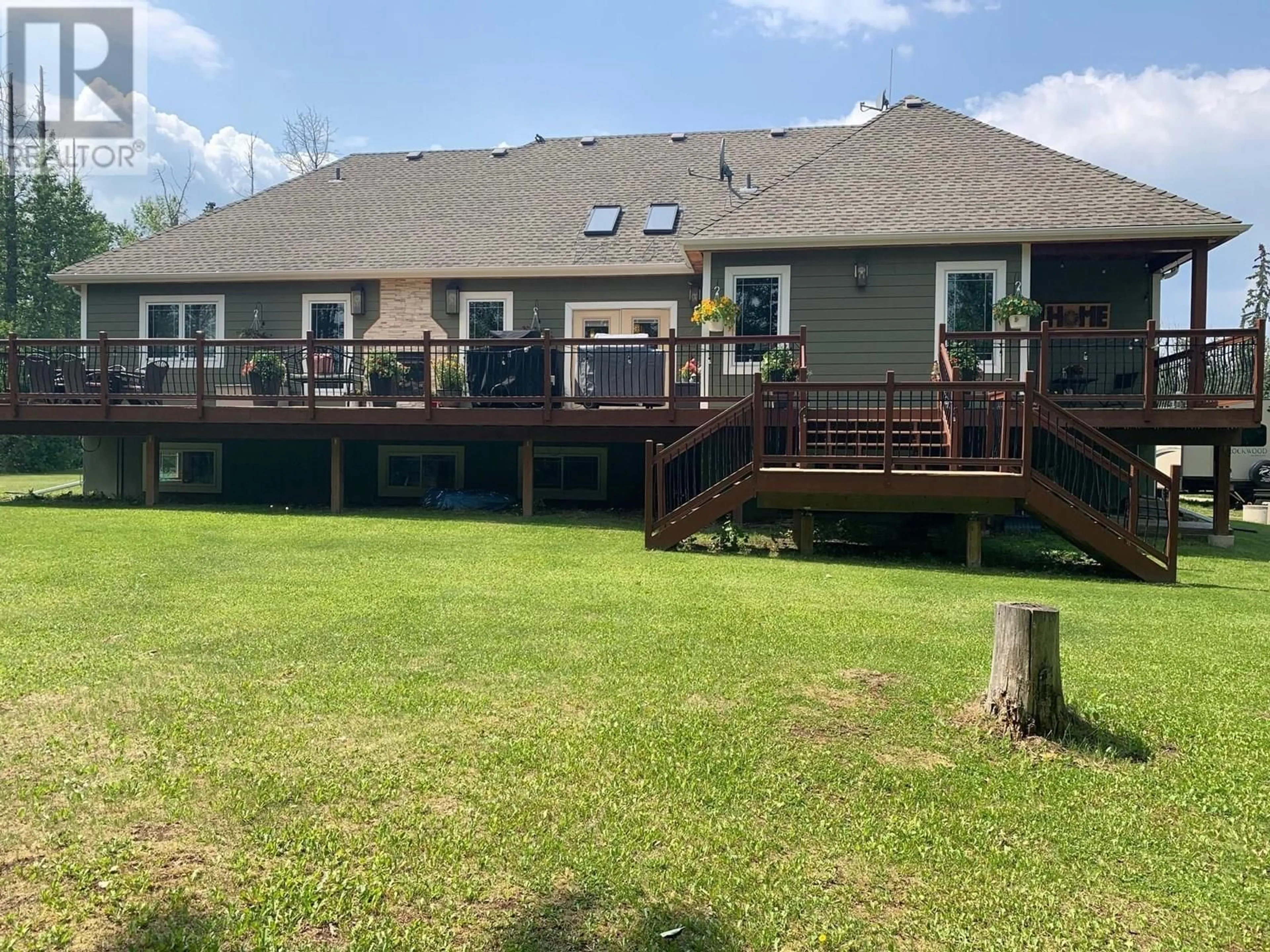A pic from outside/outdoor area/front of a property/back of a property/a pic from drone, water/lake/river/ocean view for 13445 281 ROAD, Fort St. John British Columbia V1J8J4