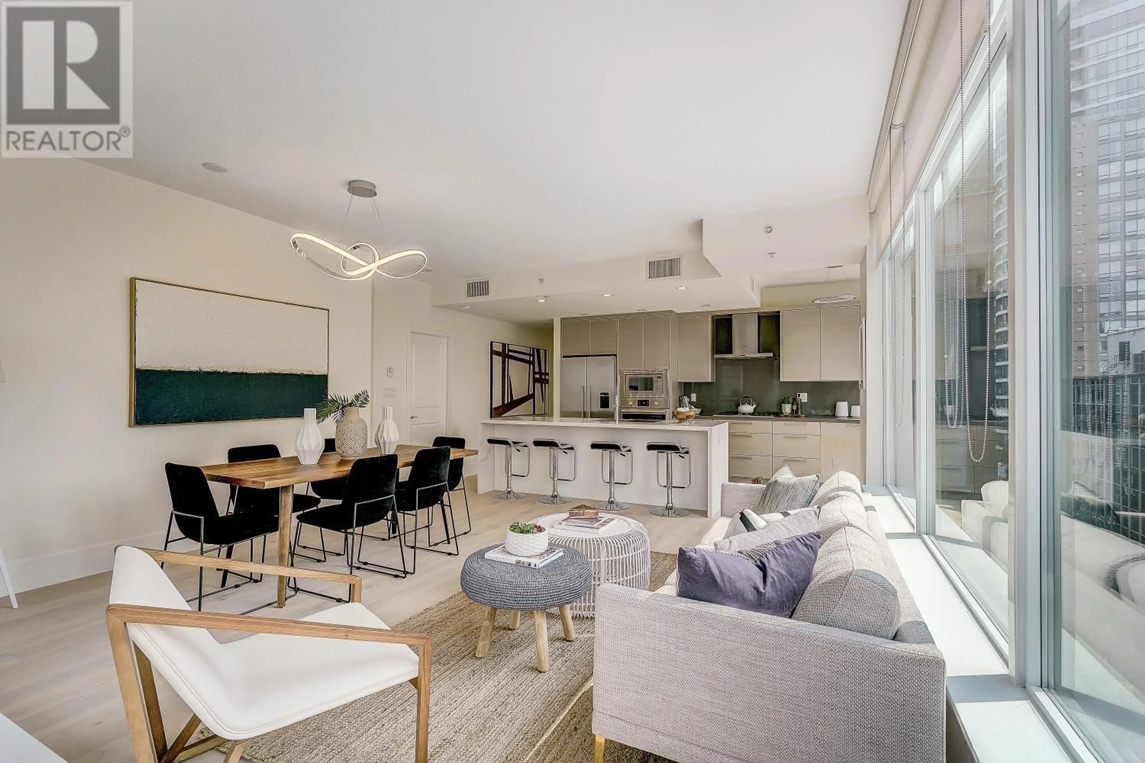 Open concept kitchen, unknown for 903 - 1211 MELVILLE STREET, Vancouver British Columbia V6E0A7