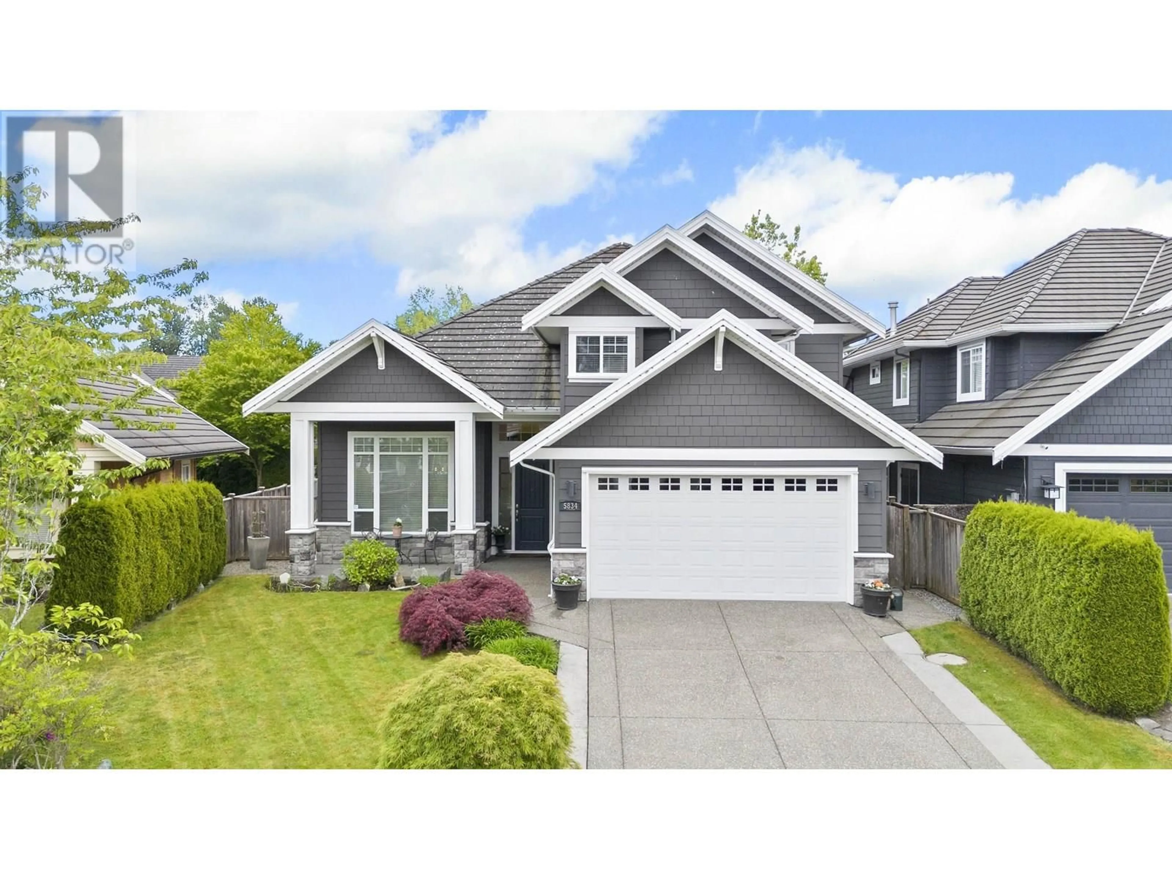 Home with vinyl exterior material, street for 5834 COVE LINK ROAD, Delta British Columbia V4K5G8