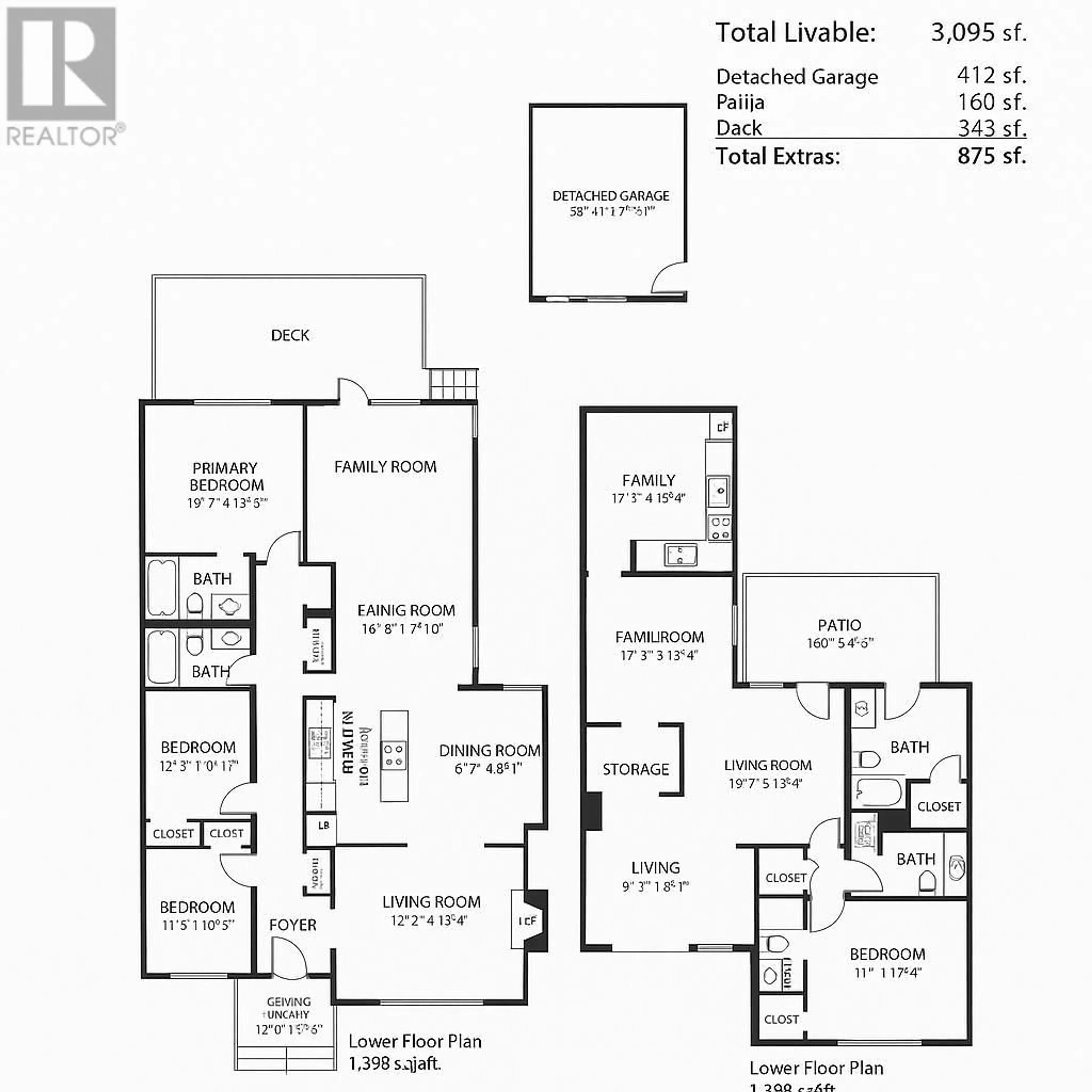 Floor plan for 3178 16TH AVENUE, Vancouver British Columbia V6K3E1
