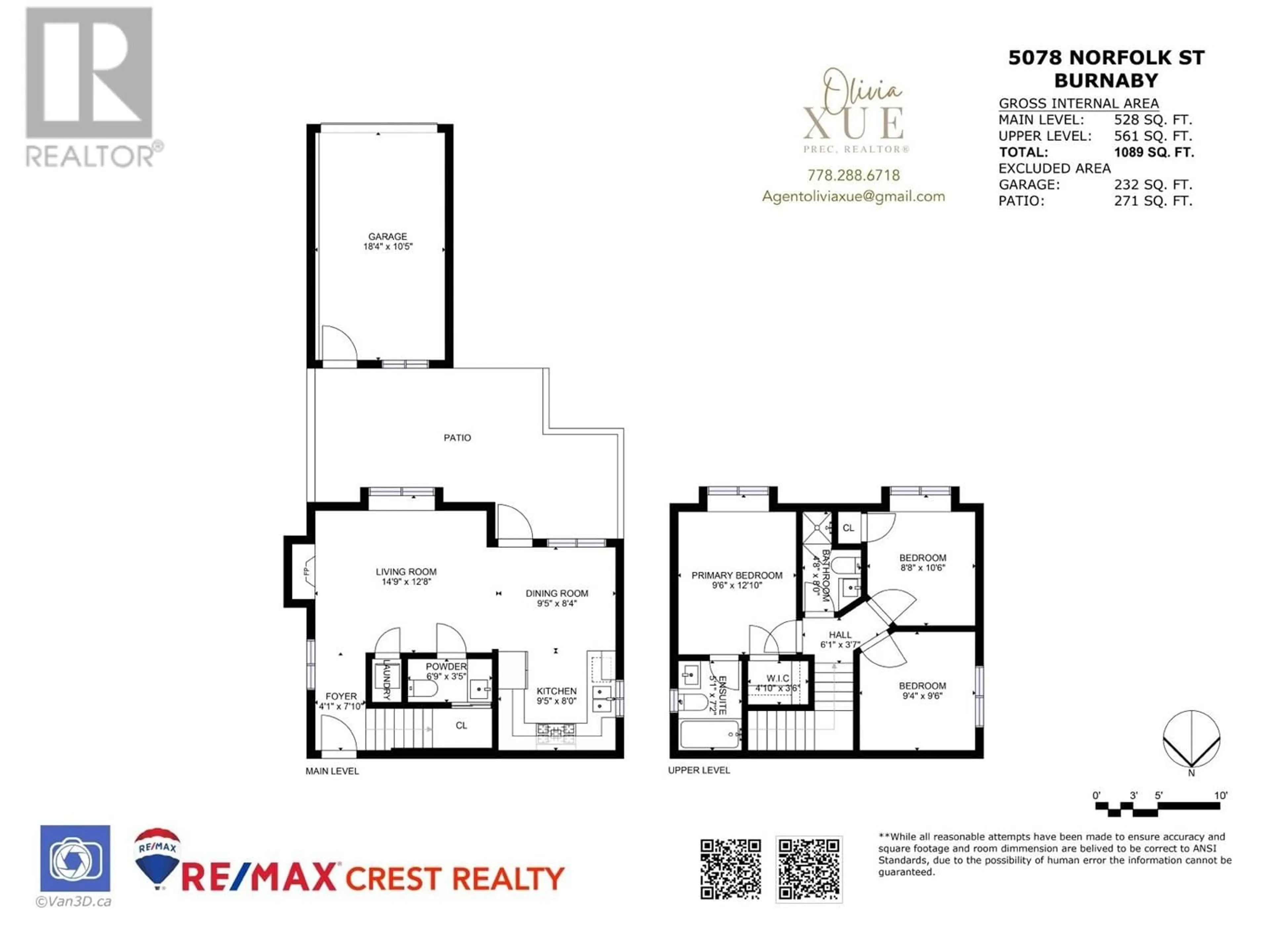 Floor plan for 5078 NORFOLK STREET, Burnaby British Columbia V5G1G1