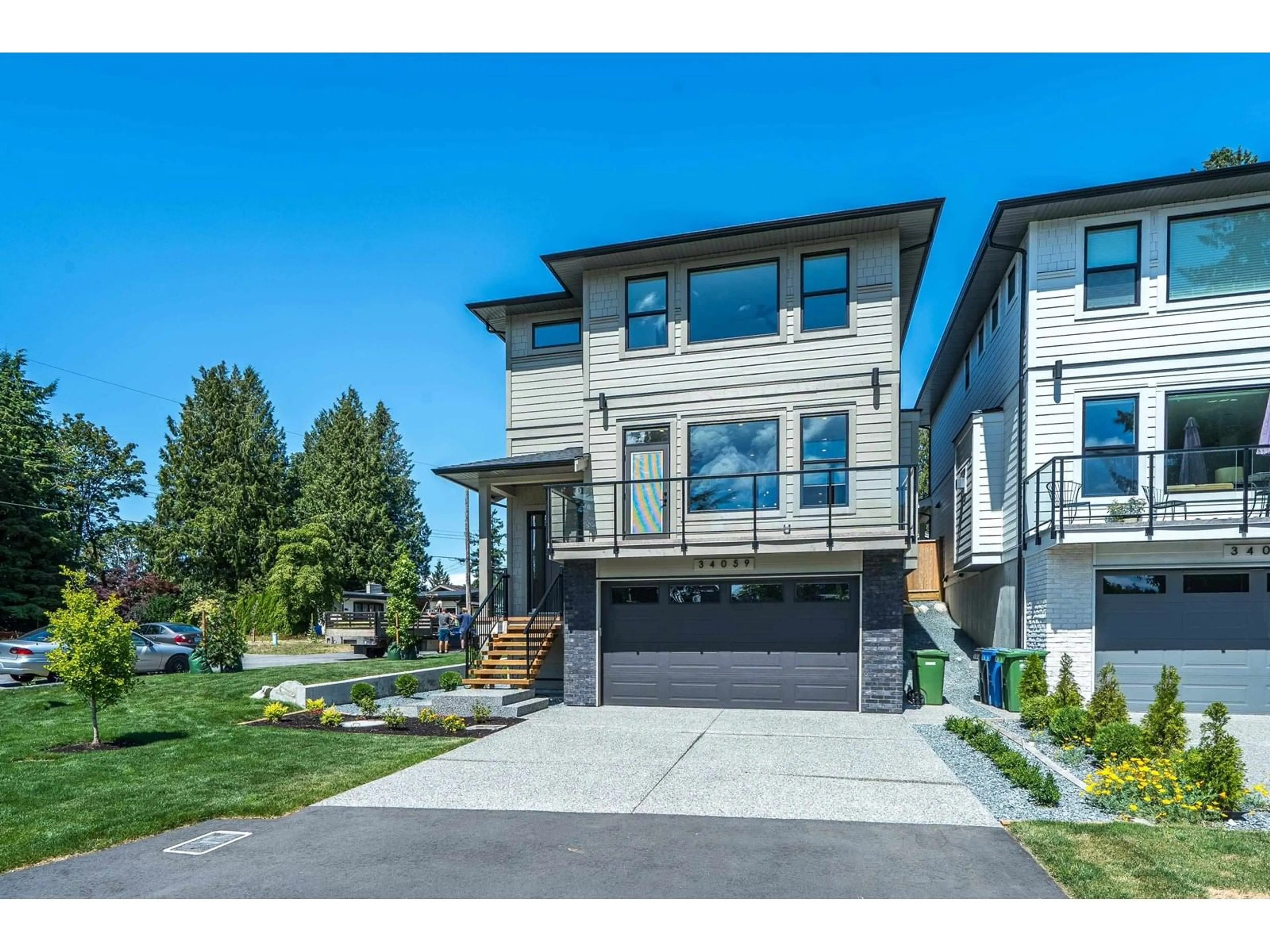 Home with brick exterior material, street for 34059 WOODBINE, Abbotsford British Columbia V2S2R3