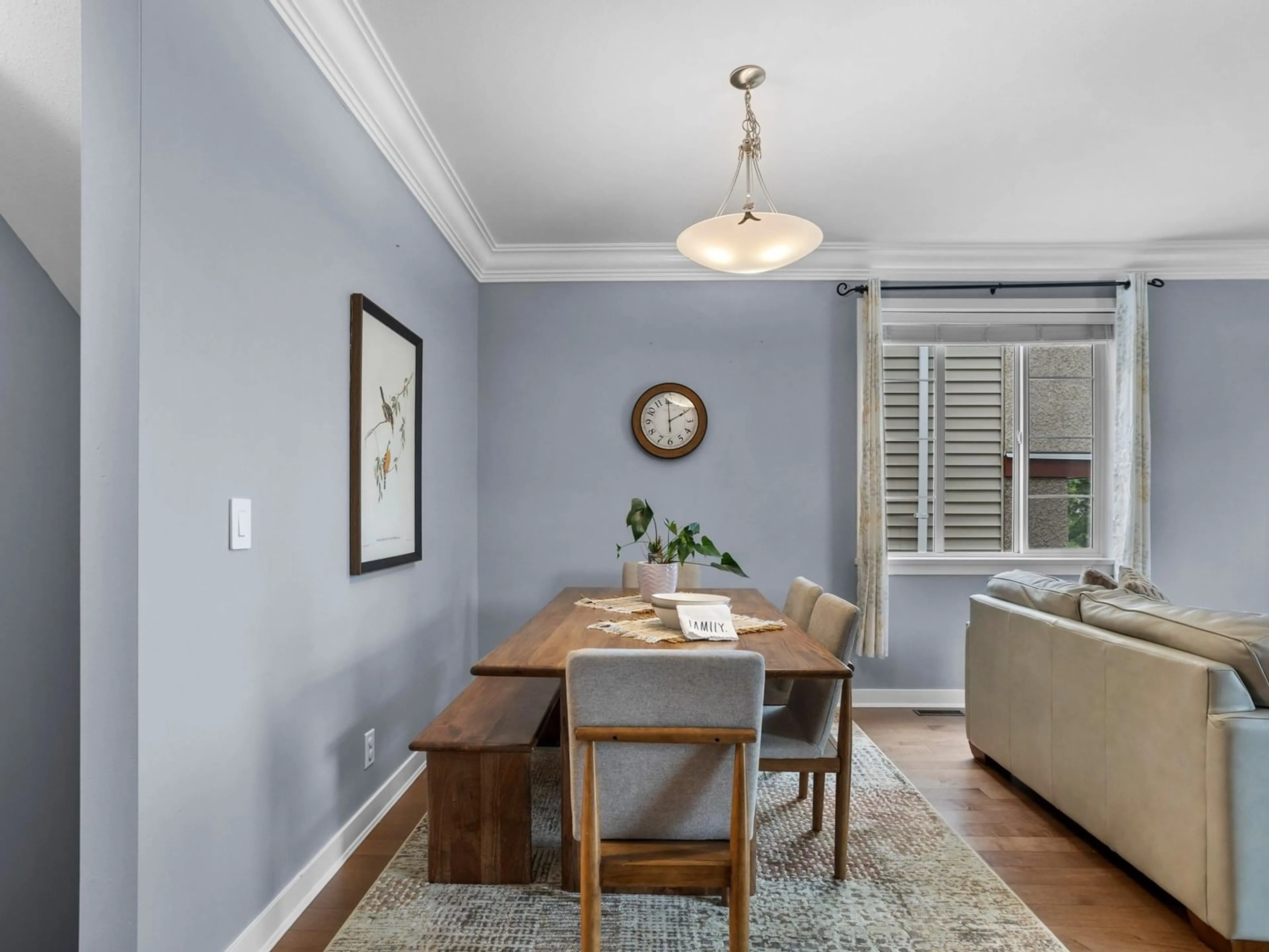 Dining room, wood/laminate floor for 43 - 35626 MCKEE, Abbotsford British Columbia V3G2L6
