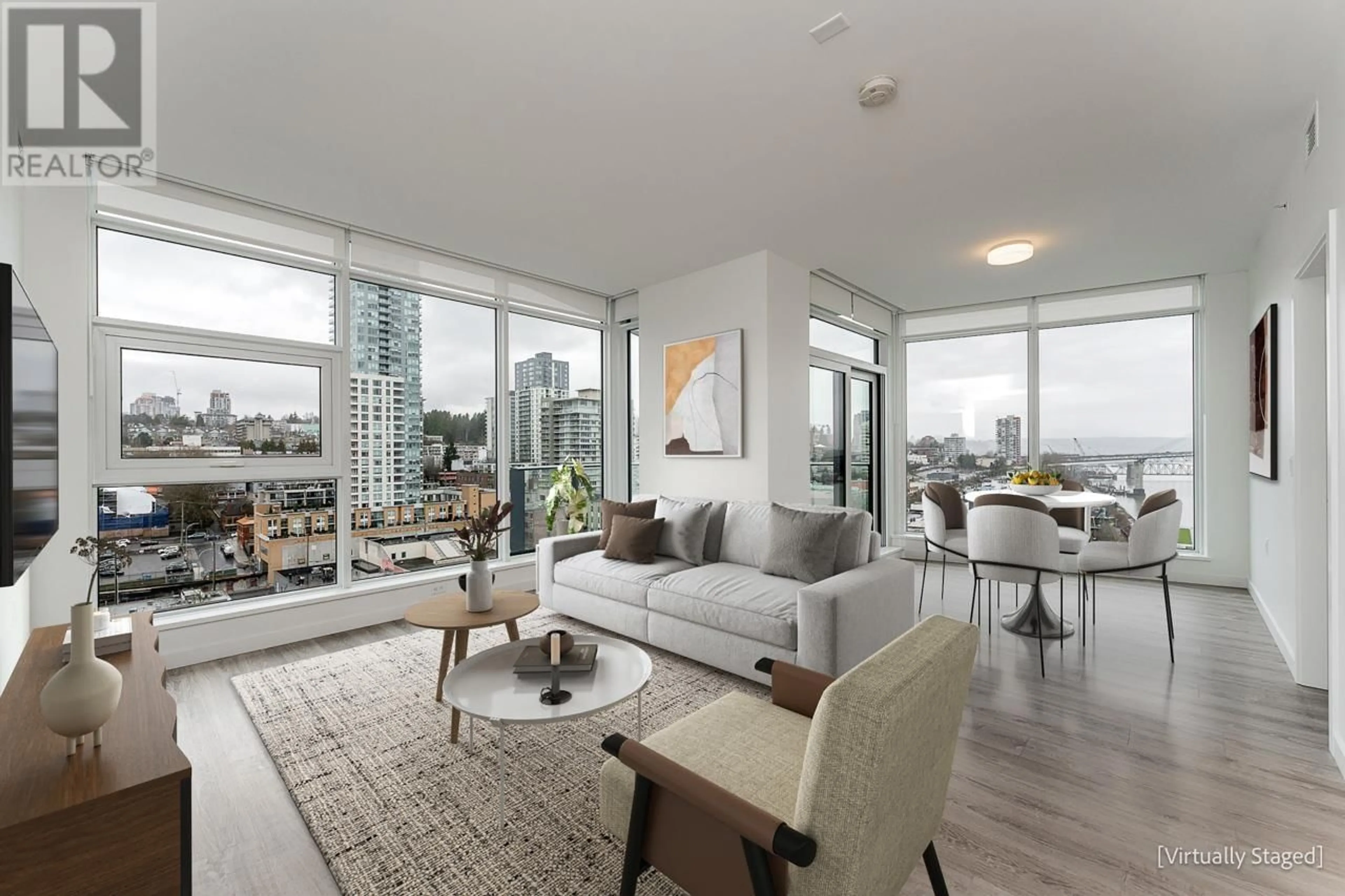Living room with furniture, unknown for 1403 - 660 QUAYSIDE DRIVE, New Westminster British Columbia V3M0P1