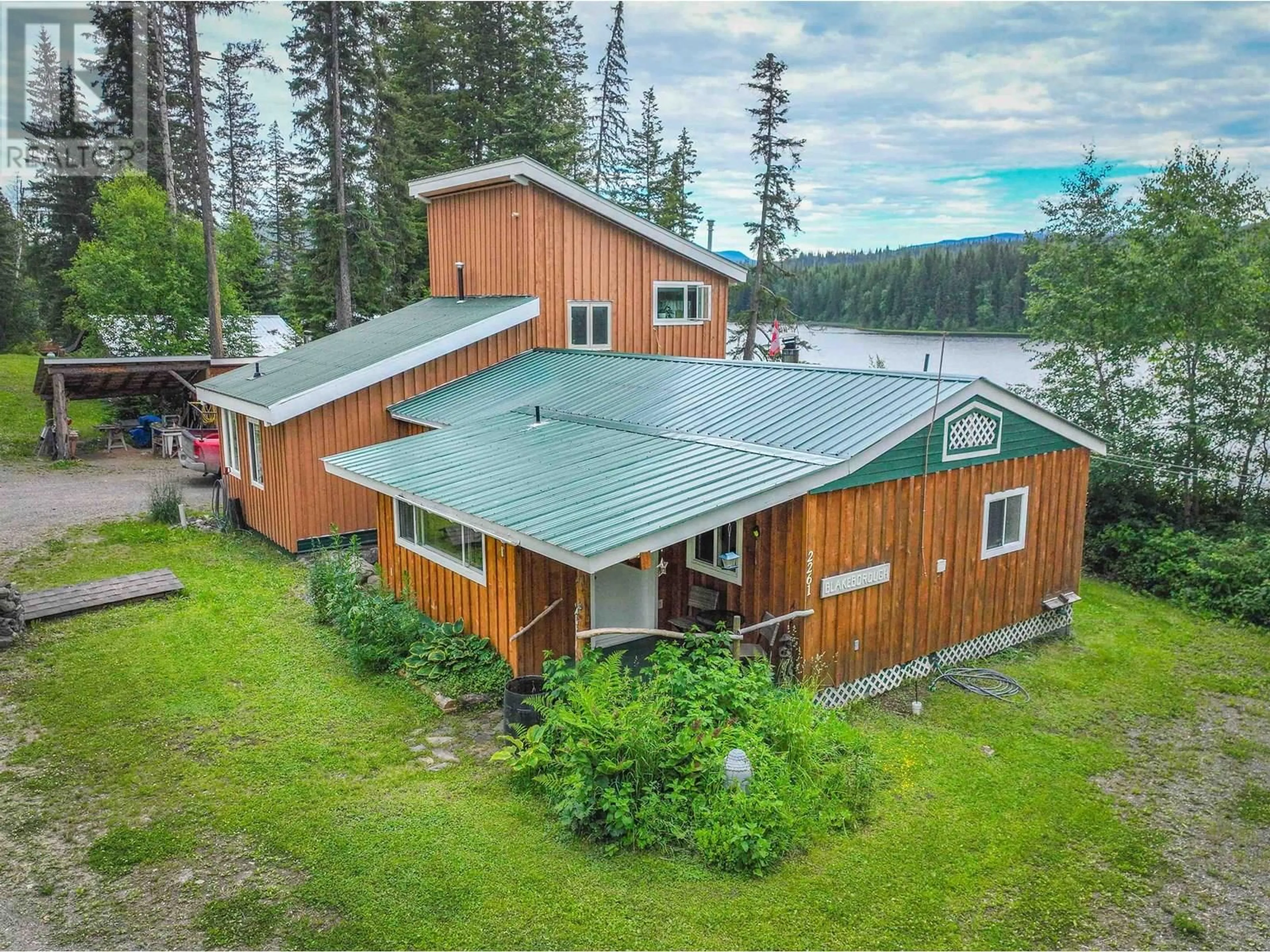A pic from outside/outdoor area/front of a property/back of a property/a pic from drone, unknown for 2261 MCKINLEY FOREST SERVICE ROAD, Horsefly British Columbia V0L1L0