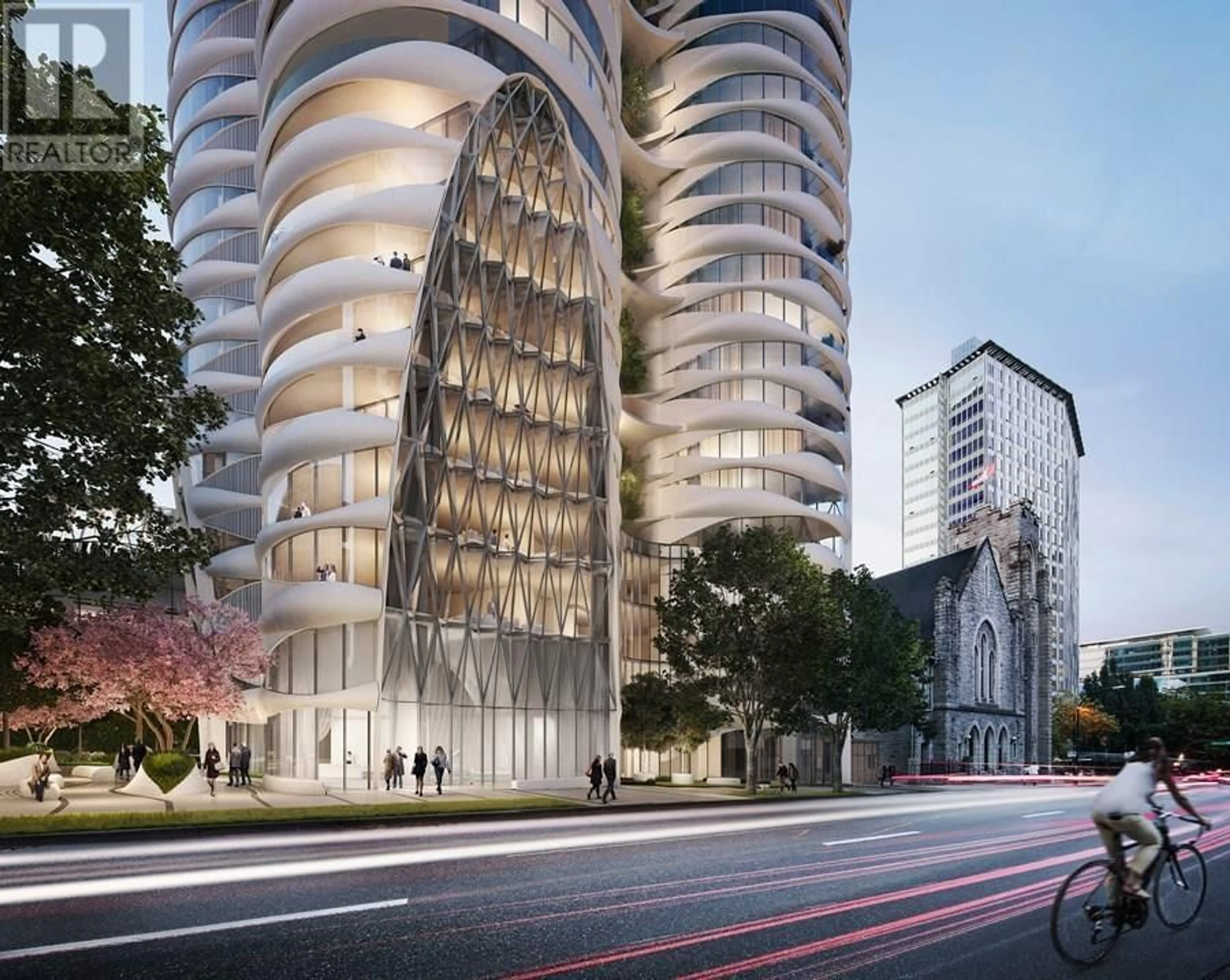 Indoor foyer for 703 - 1033 NELSON STREET, Vancouver British Columbia V6E0E5