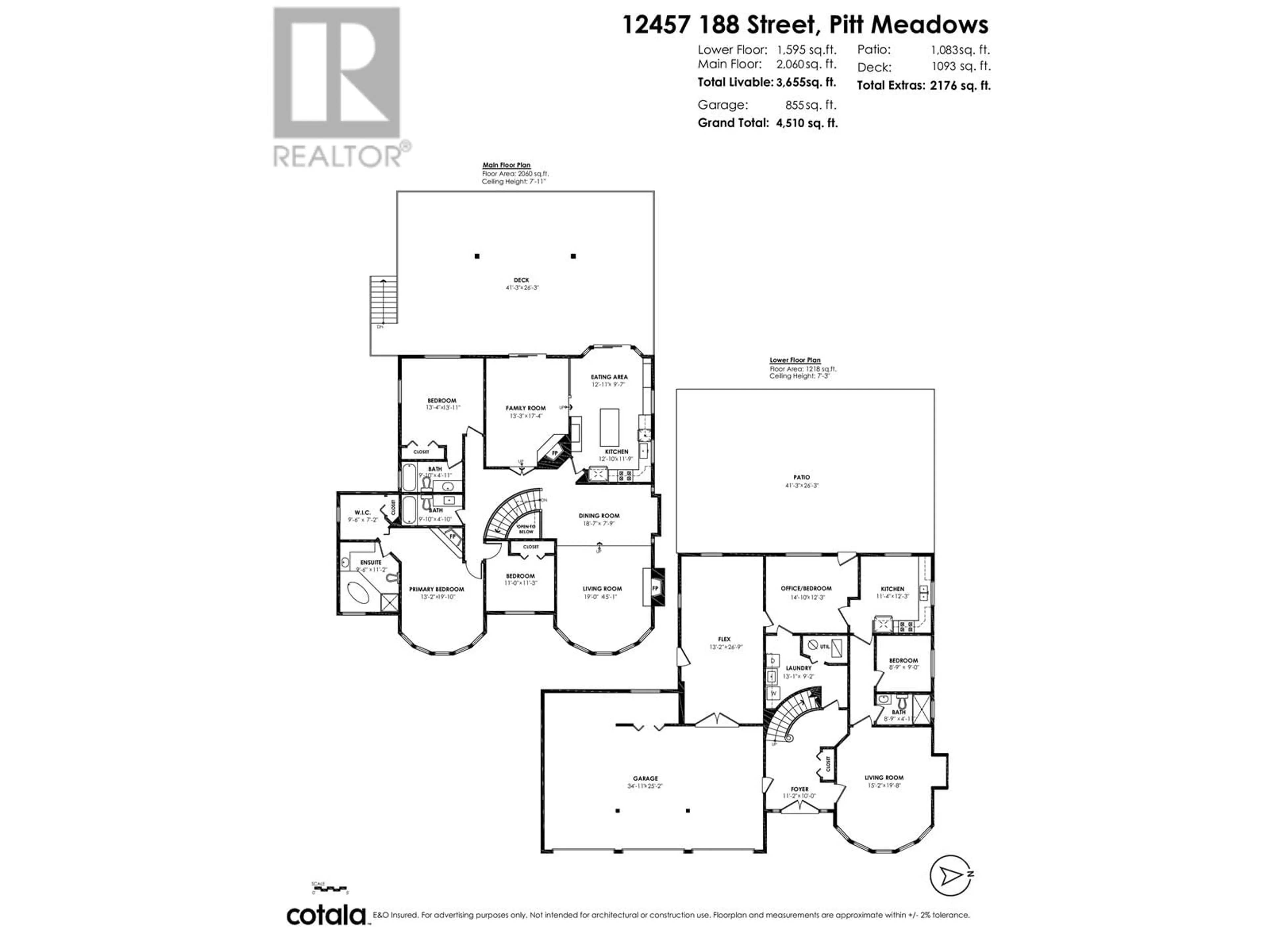 Floor plan for 12457 188 STREET, Pitt Meadows British Columbia V3Y2G9