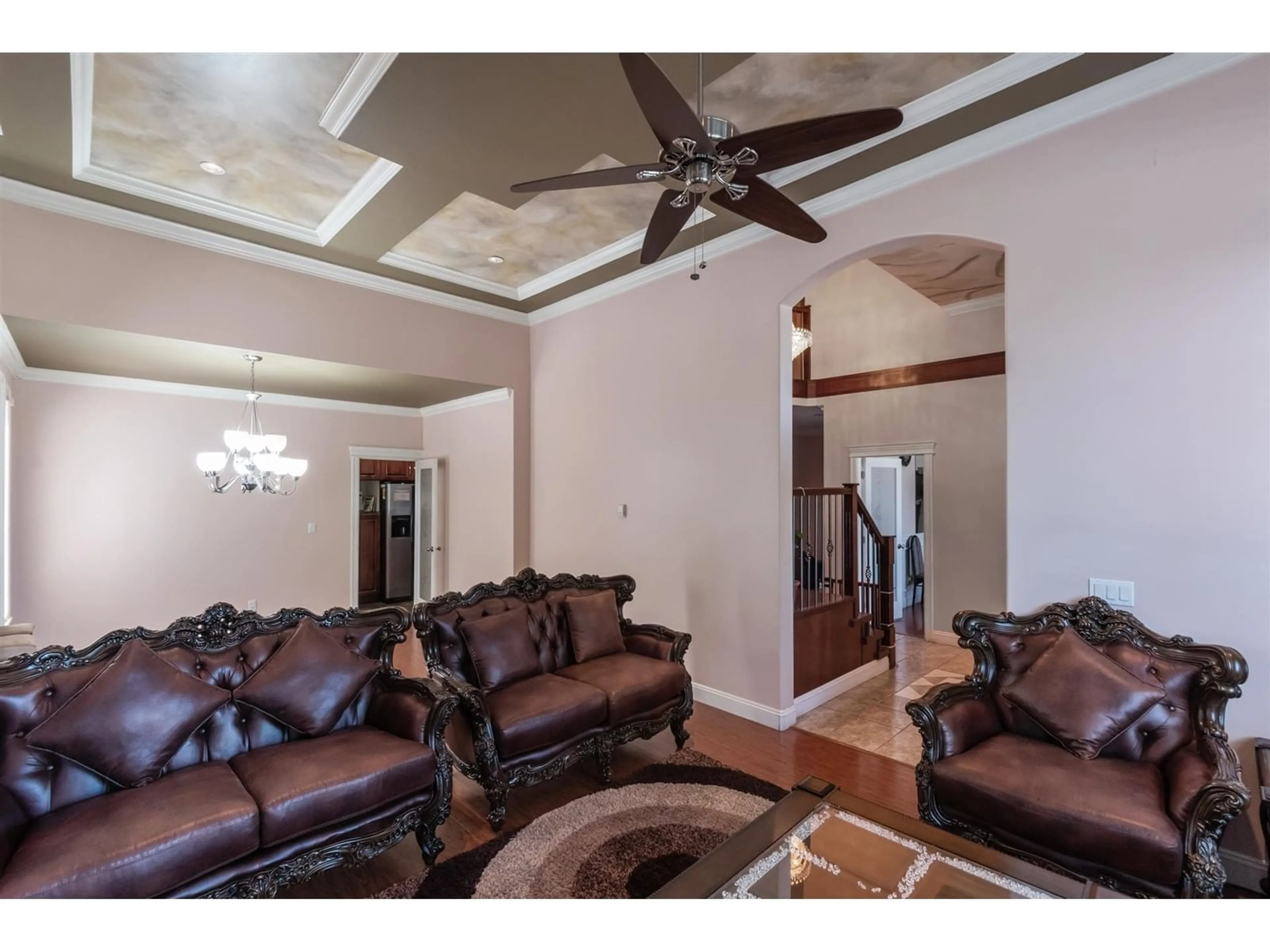 Living room with furniture, unknown for 7521 149, Surrey British Columbia V3S0V1