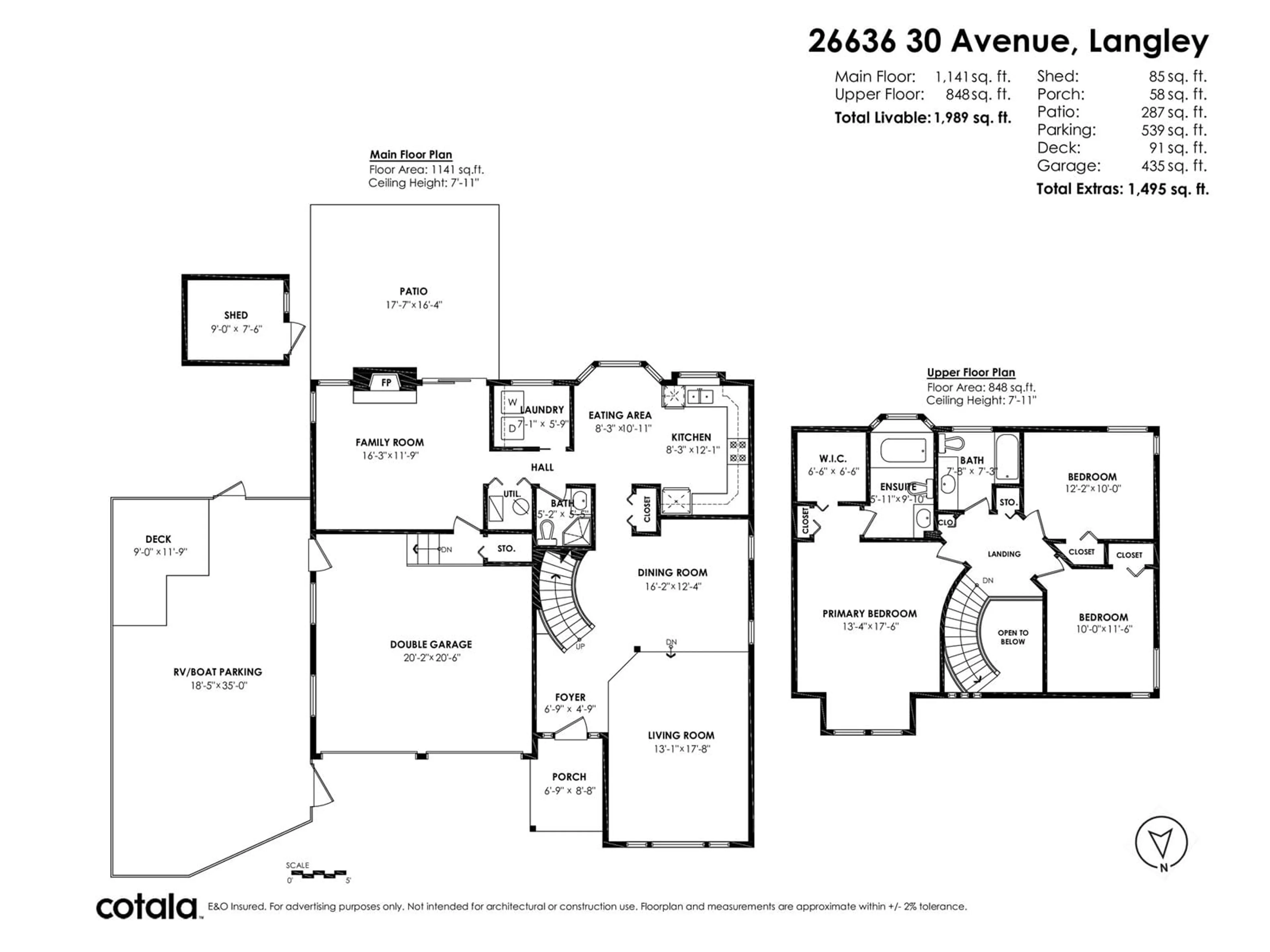 Floor plan for 26636 30, Langley British Columbia V4W3B7