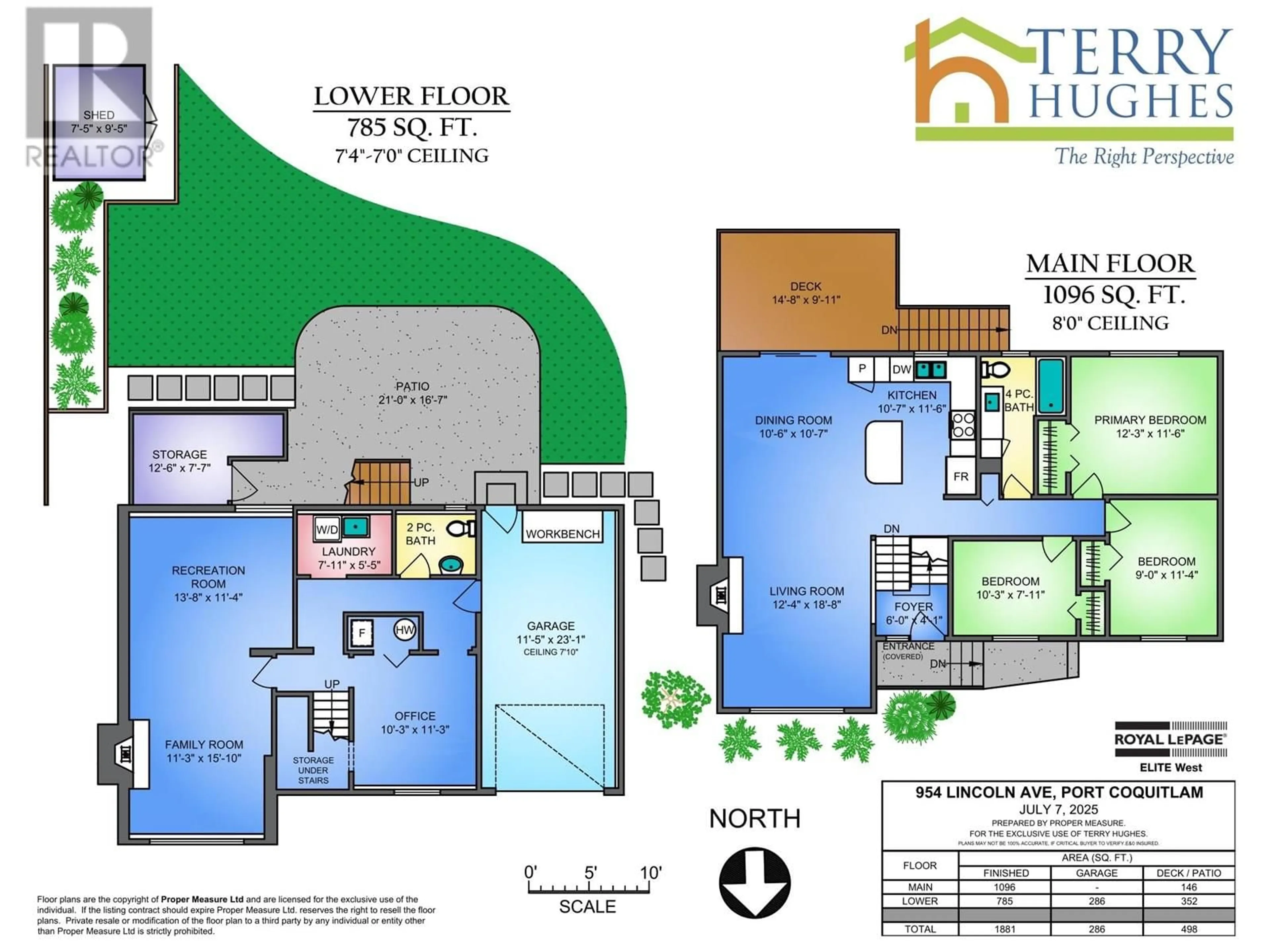 Floor plan for 954 LINCOLN AVENUE, Port Coquitlam British Columbia V3B5L3