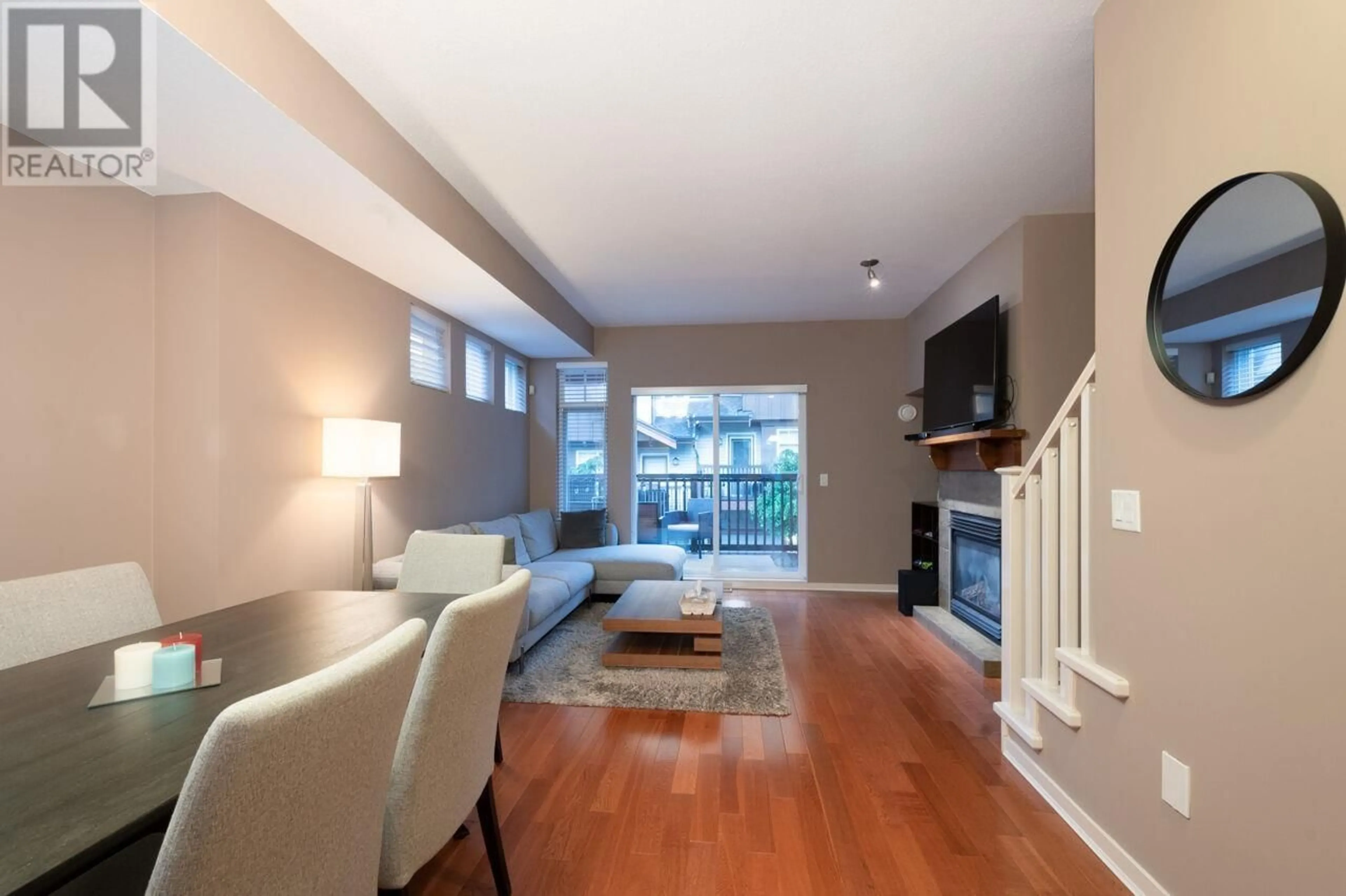 Living room with furniture, wood/laminate floor for 52 - 2000 PANORAMA DRIVE, Port Moody British Columbia V3H5J5