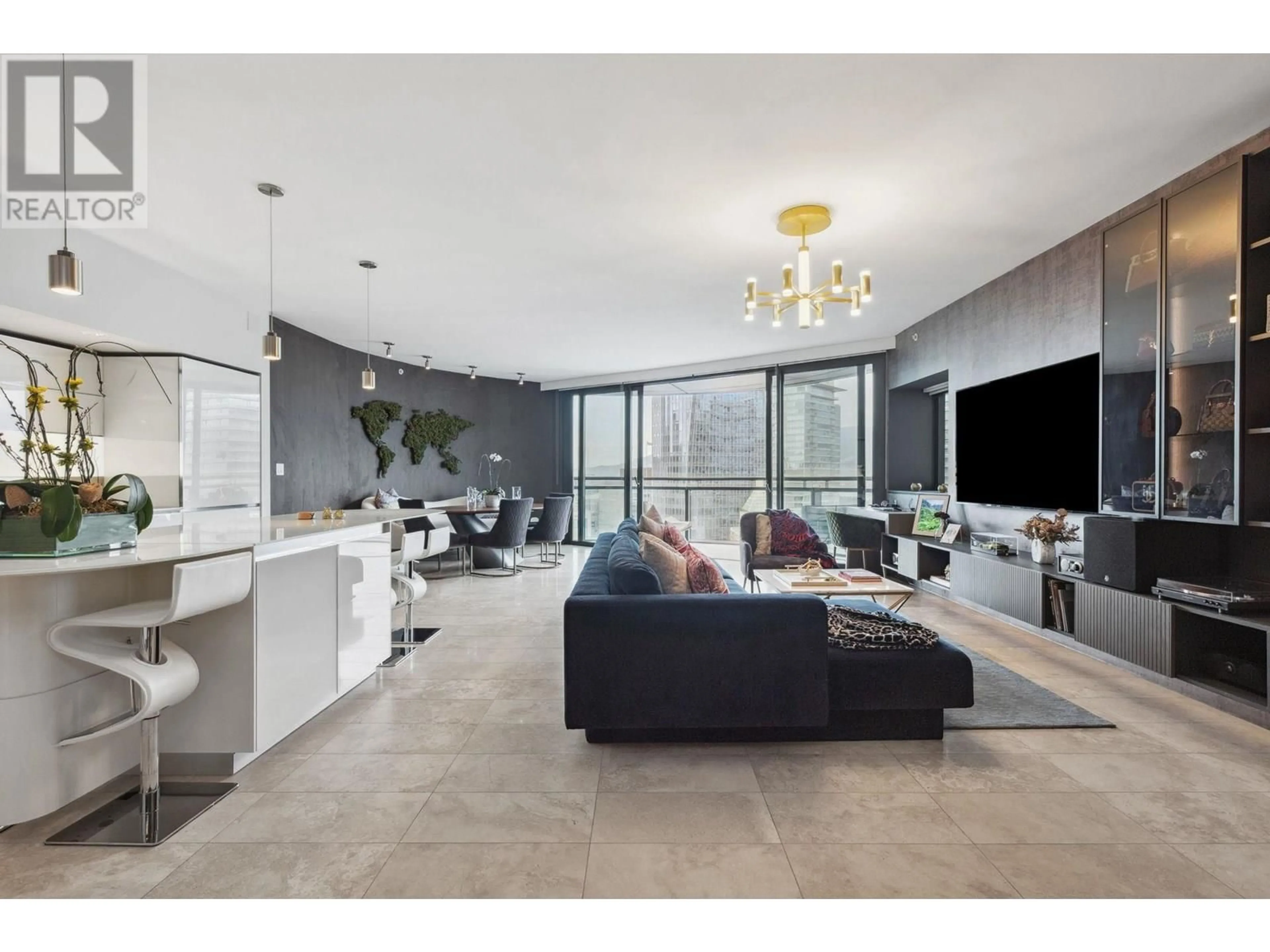 Living room with furniture, unknown for 3006 - 838 HASTINGS STREET, Vancouver British Columbia V6C0A6