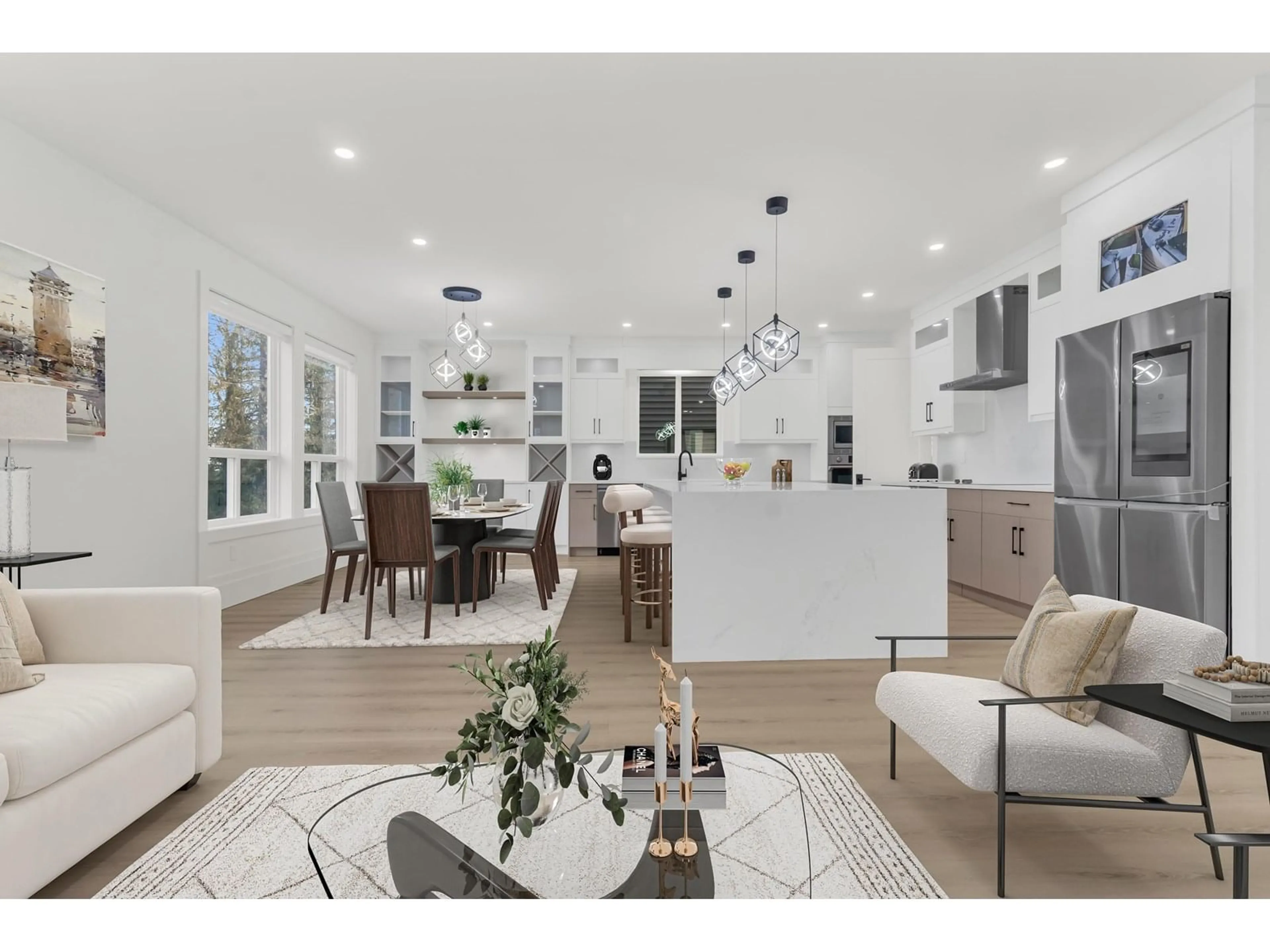 Open concept kitchen, unknown for 7020 205, Langley British Columbia V2Y1S9