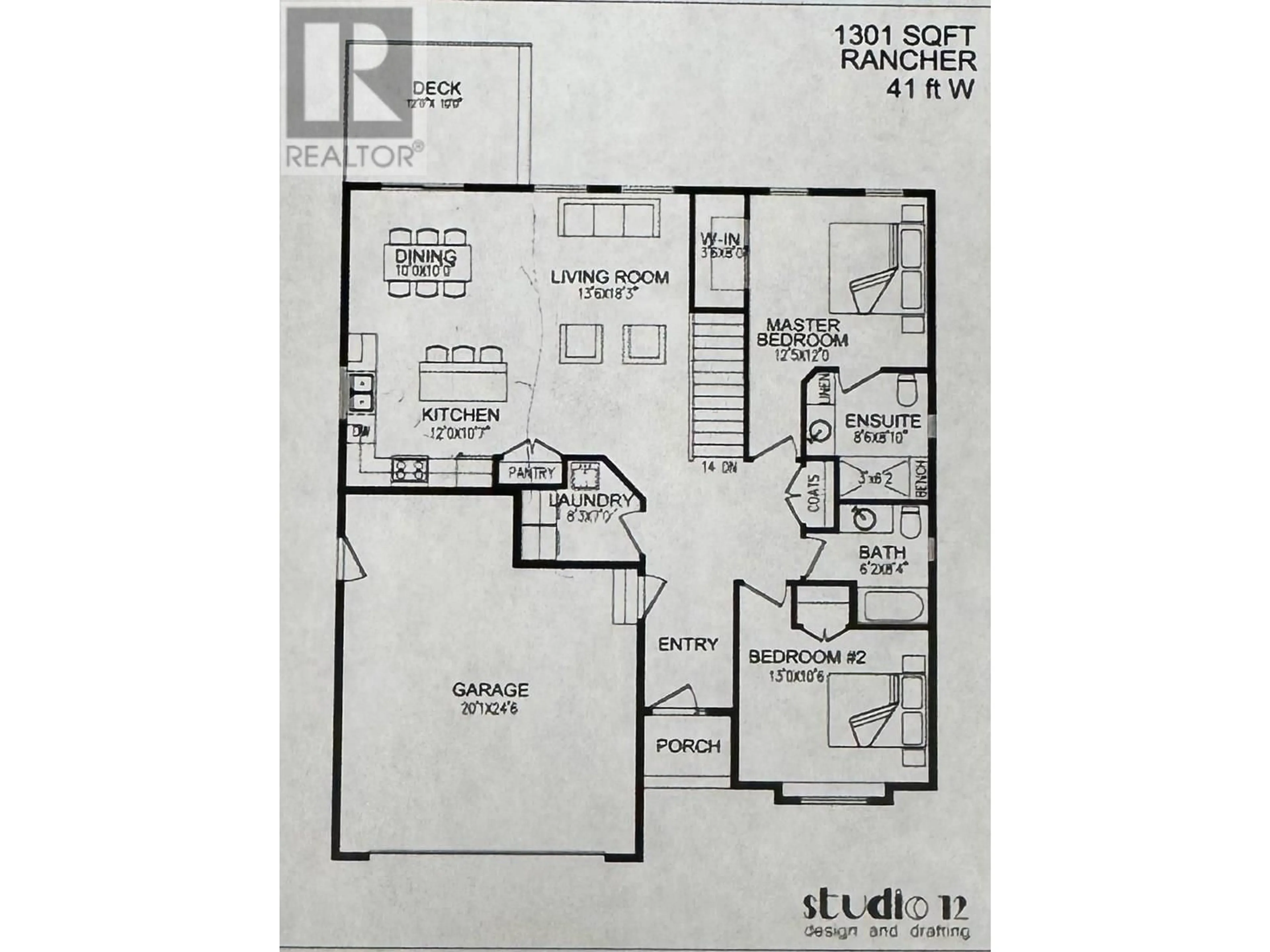 Floor plan for 5305 BREANNA AVENUE, Prince George British Columbia V2L4R9