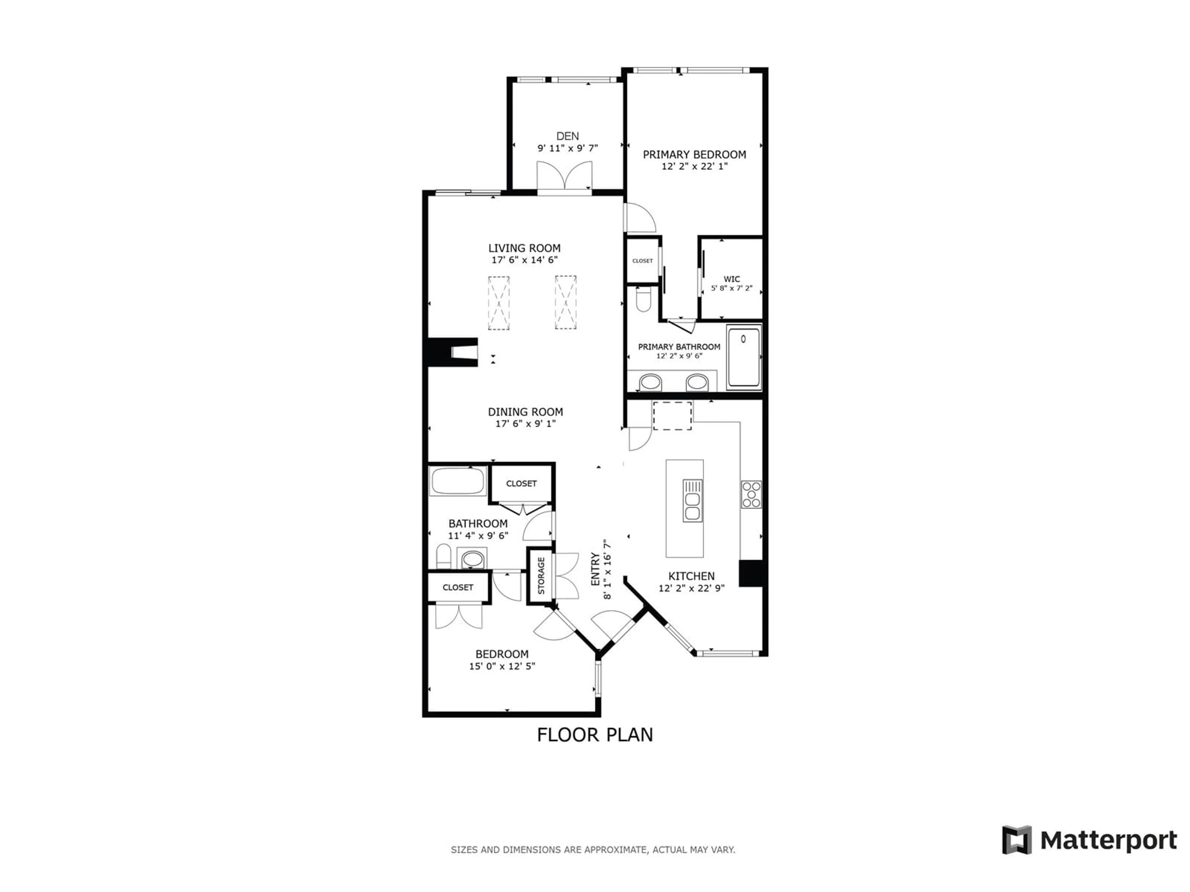Floor plan for 109 - 2533 152, Surrey British Columbia V4P1N4